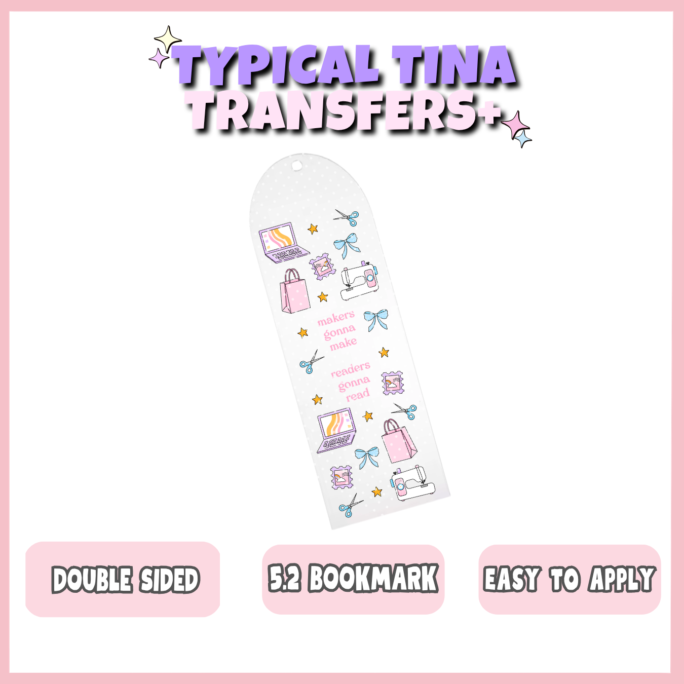 BM256 | UV Bookmark 5x2" | POD - set of 5