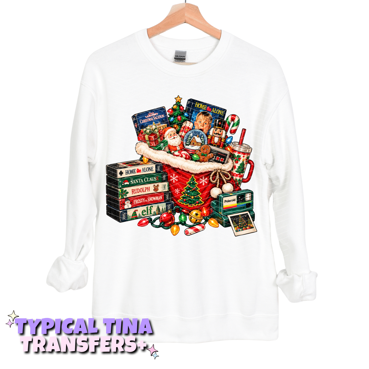 Classic Christmas Santa Sack | DTF Transfers | POD