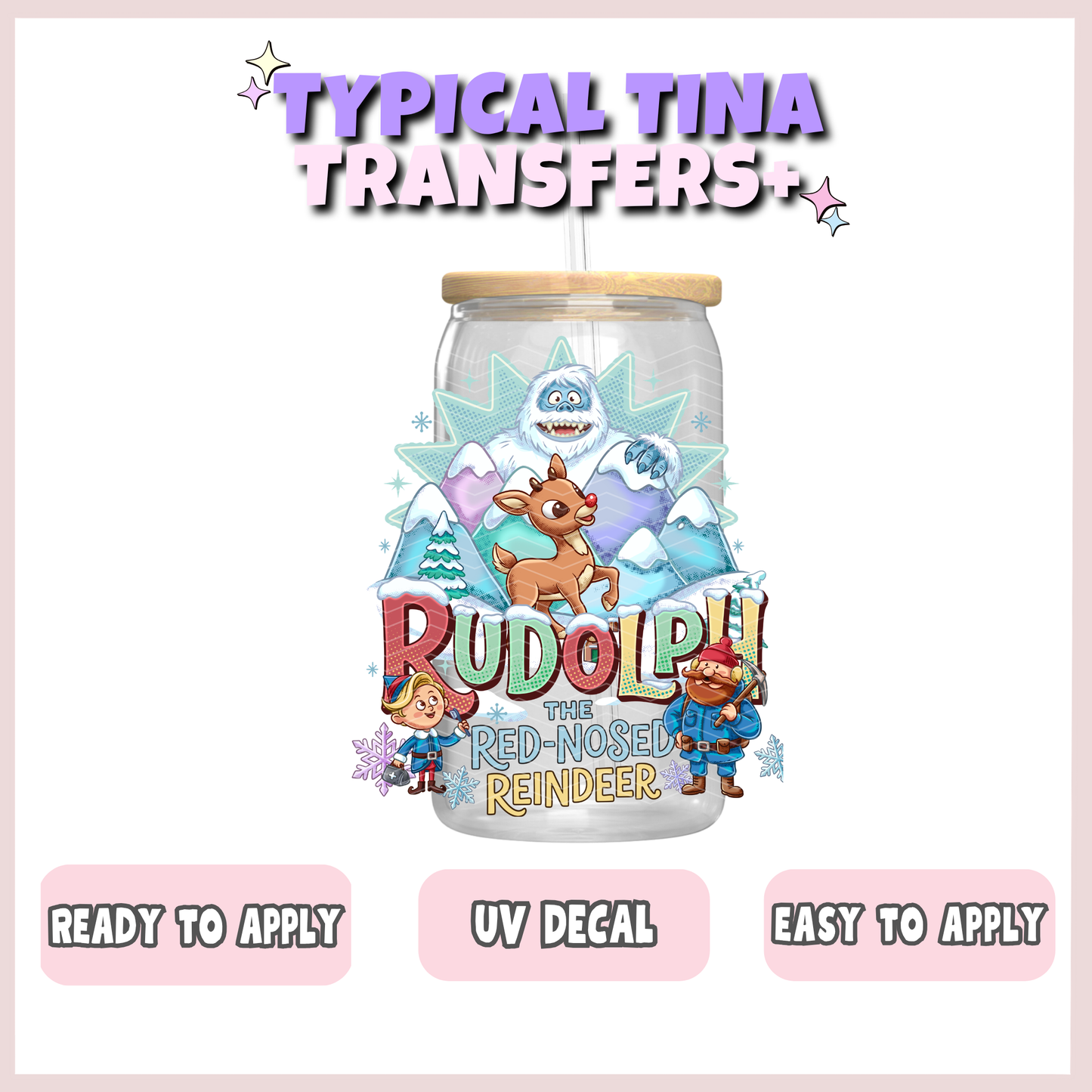 Reindeer - Ru | UV decals | POD