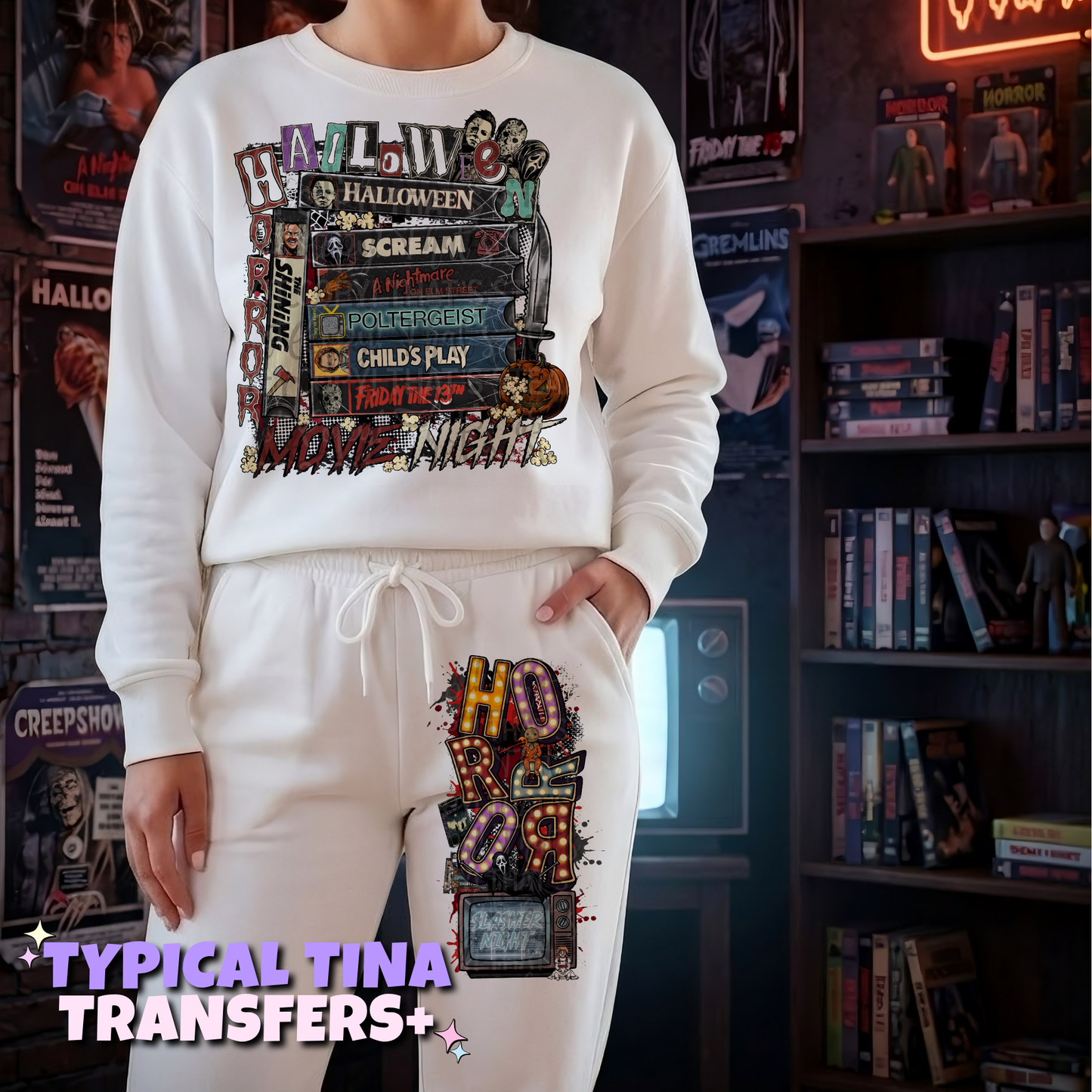 Halloween classic horror vids | DTF Transfers | POD