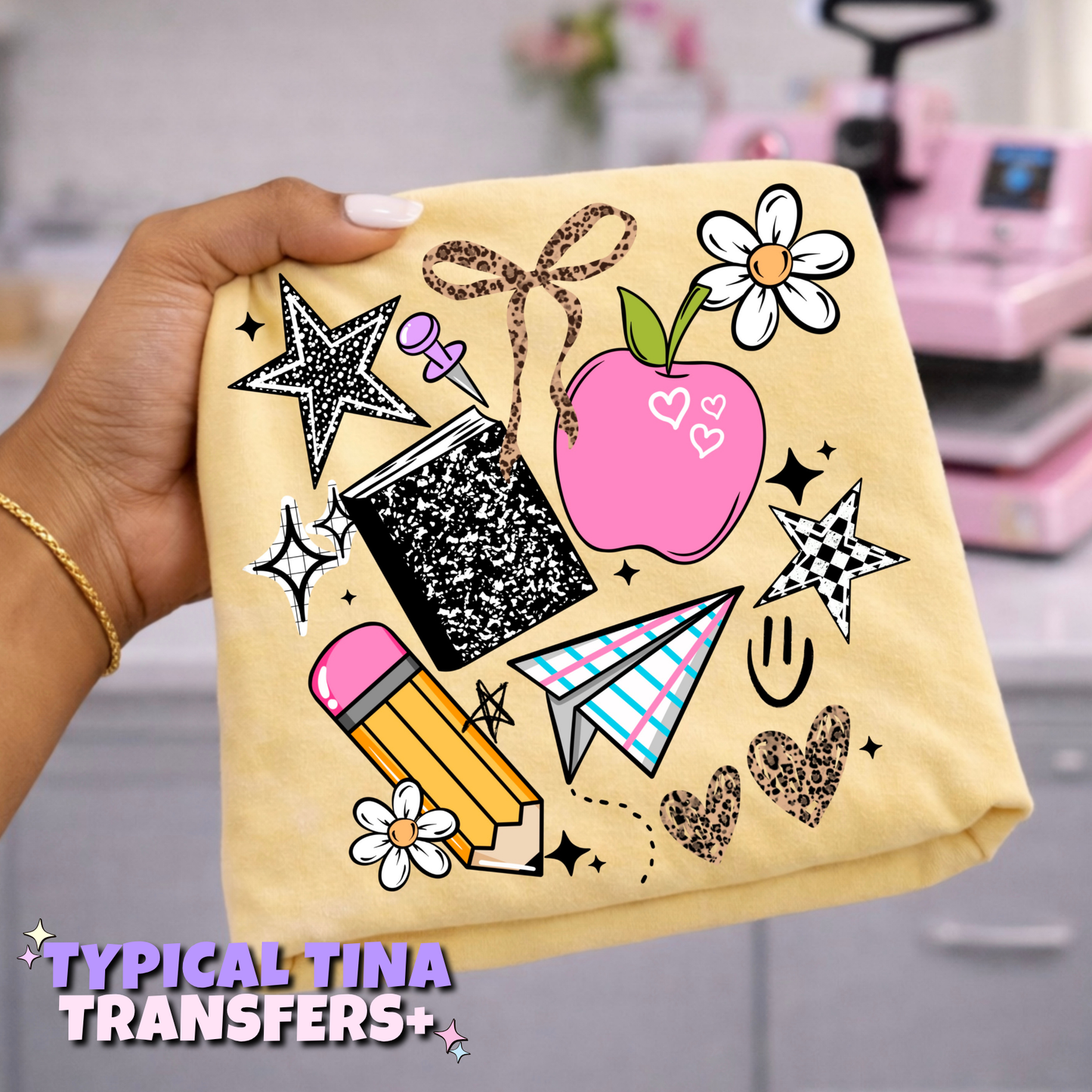 Classic school elements | DTF Transfers | POD
