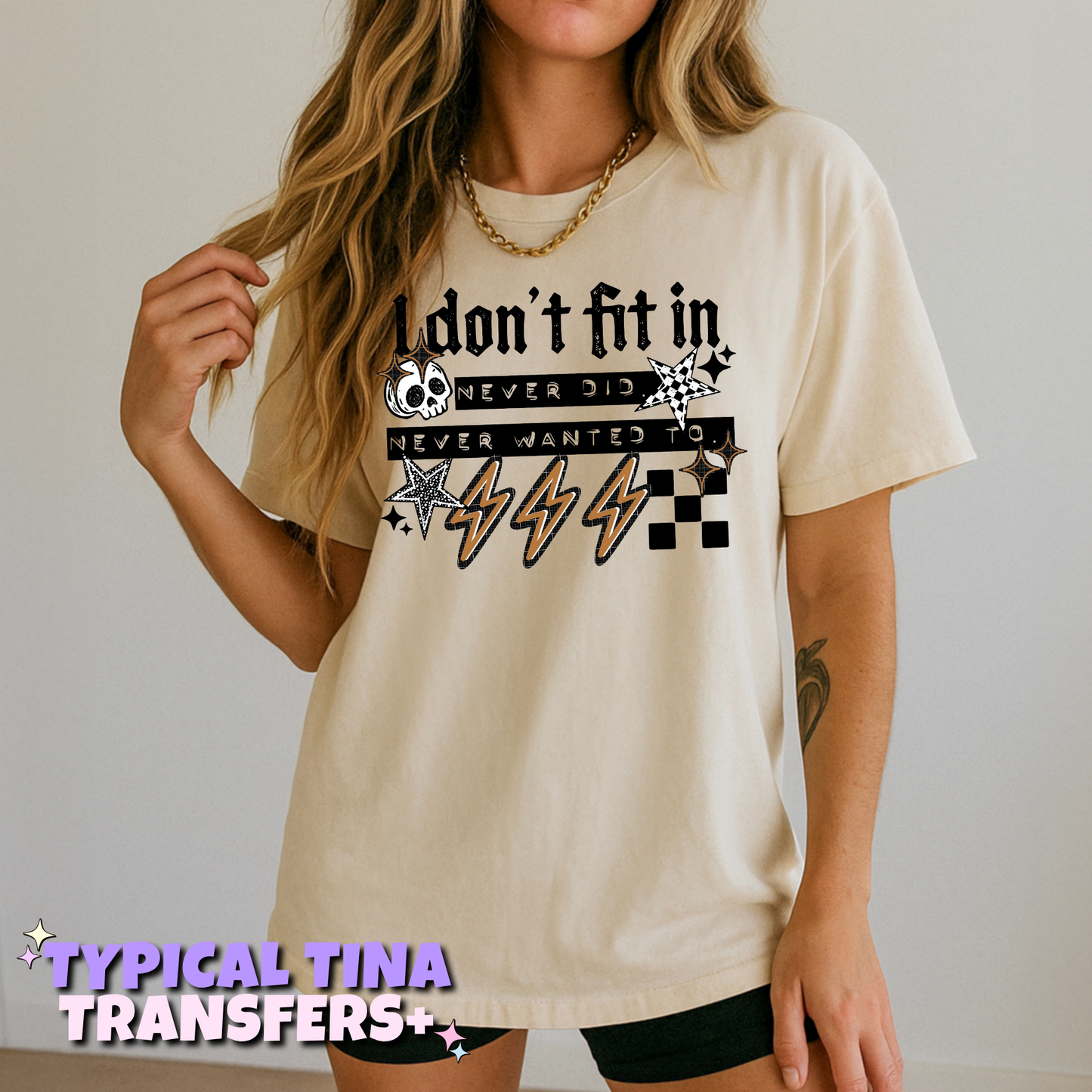 i don't fit in | DTF Transfers | POD