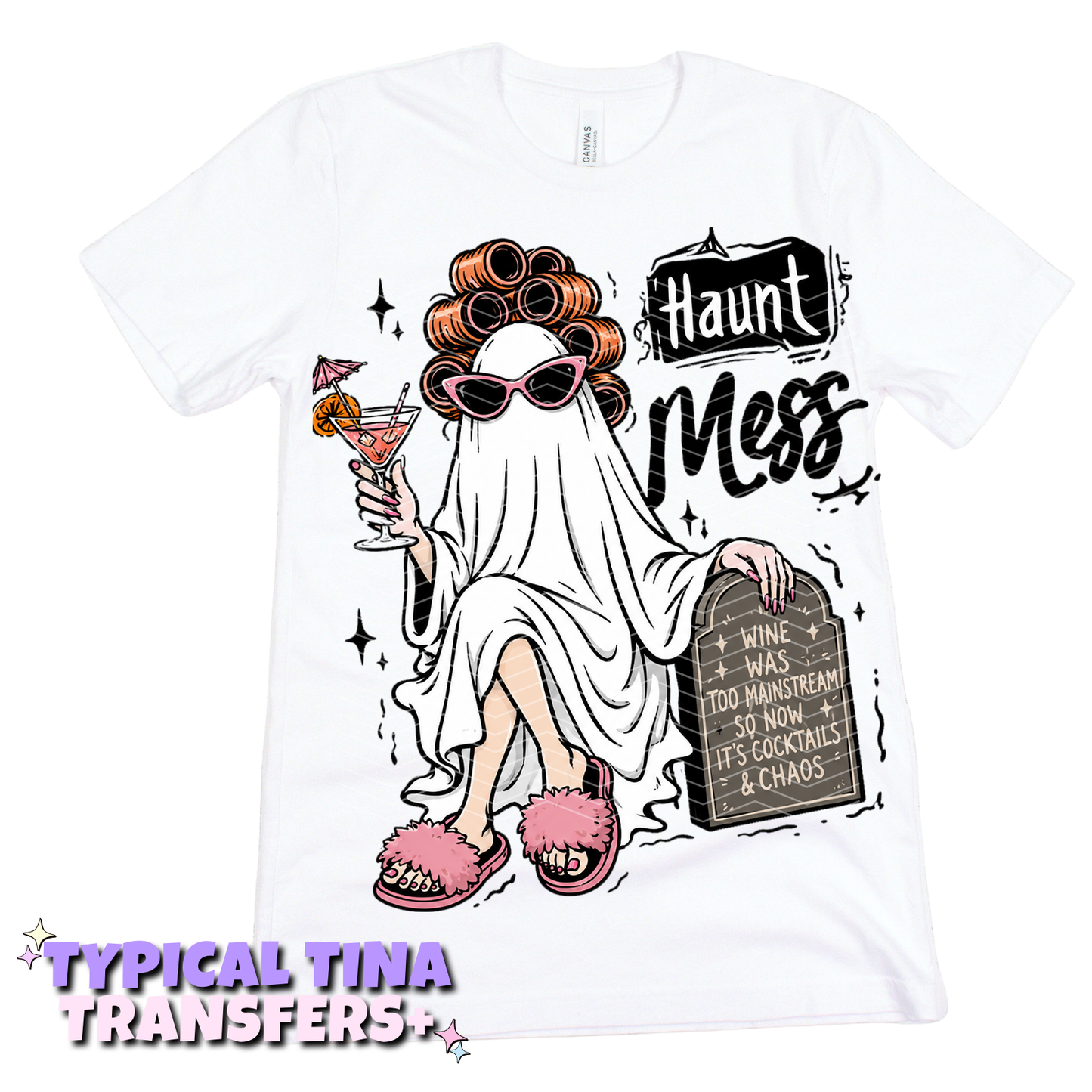 haunt mess - wine | DTF Transfers | POD