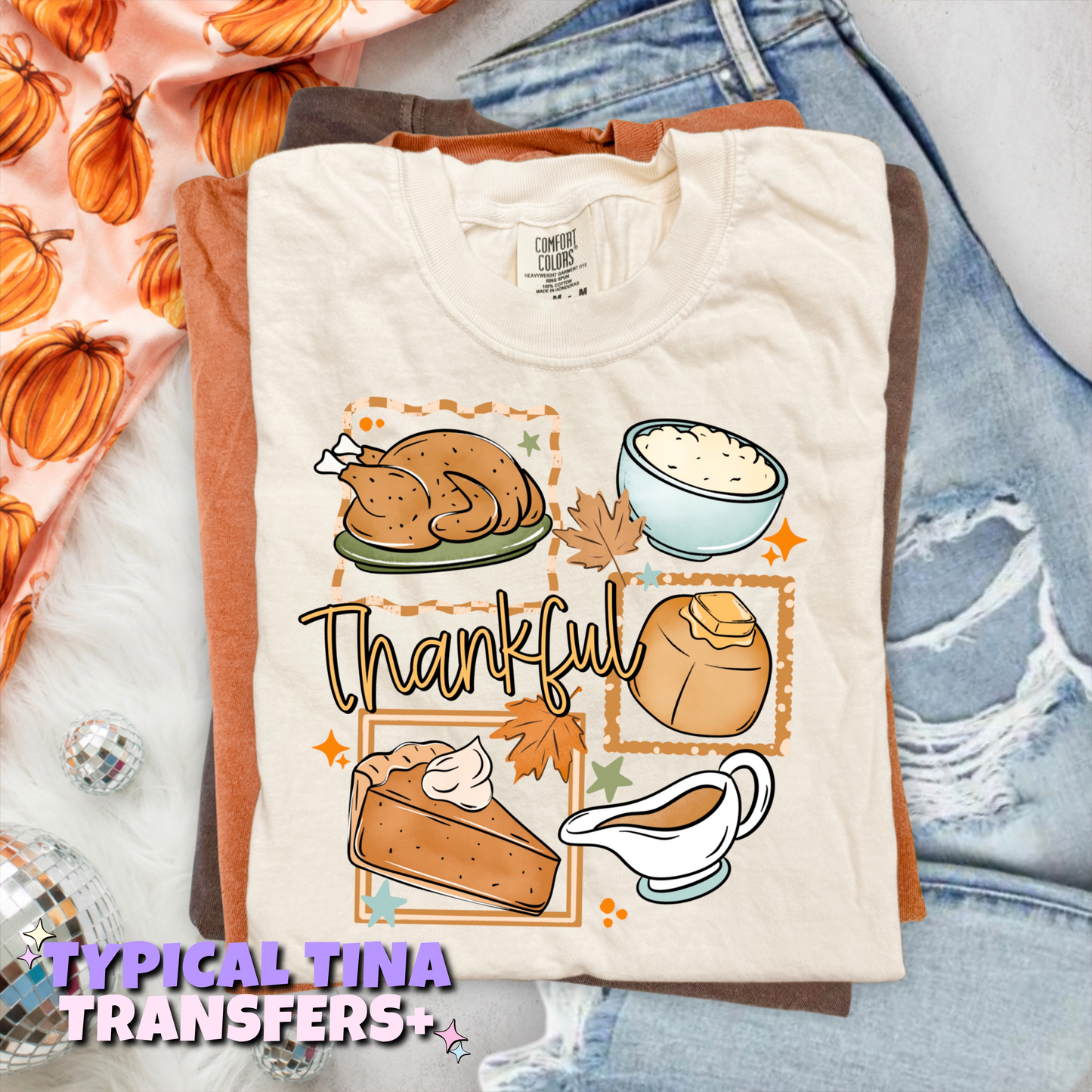 Thankful | DTF Transfers | POD