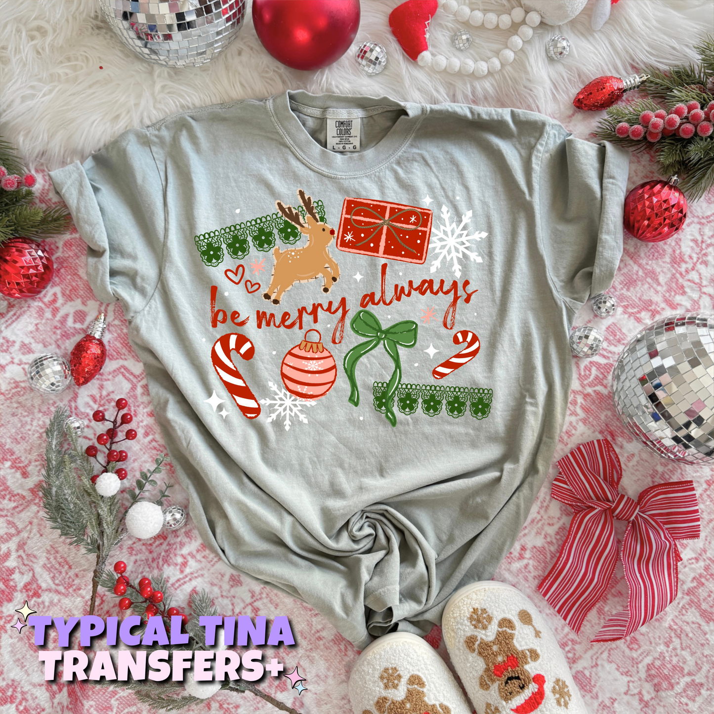 be merry always | DTF Transfers | POD