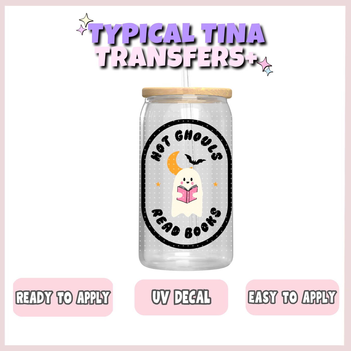 Hot Ghouls read books | UV decals | POD