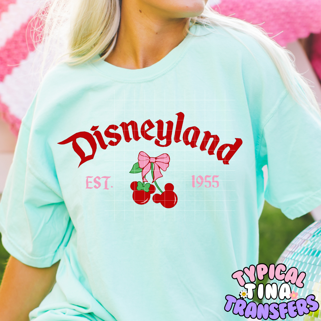 D. Land Mouse Cherries | DTF Screen Print | POD