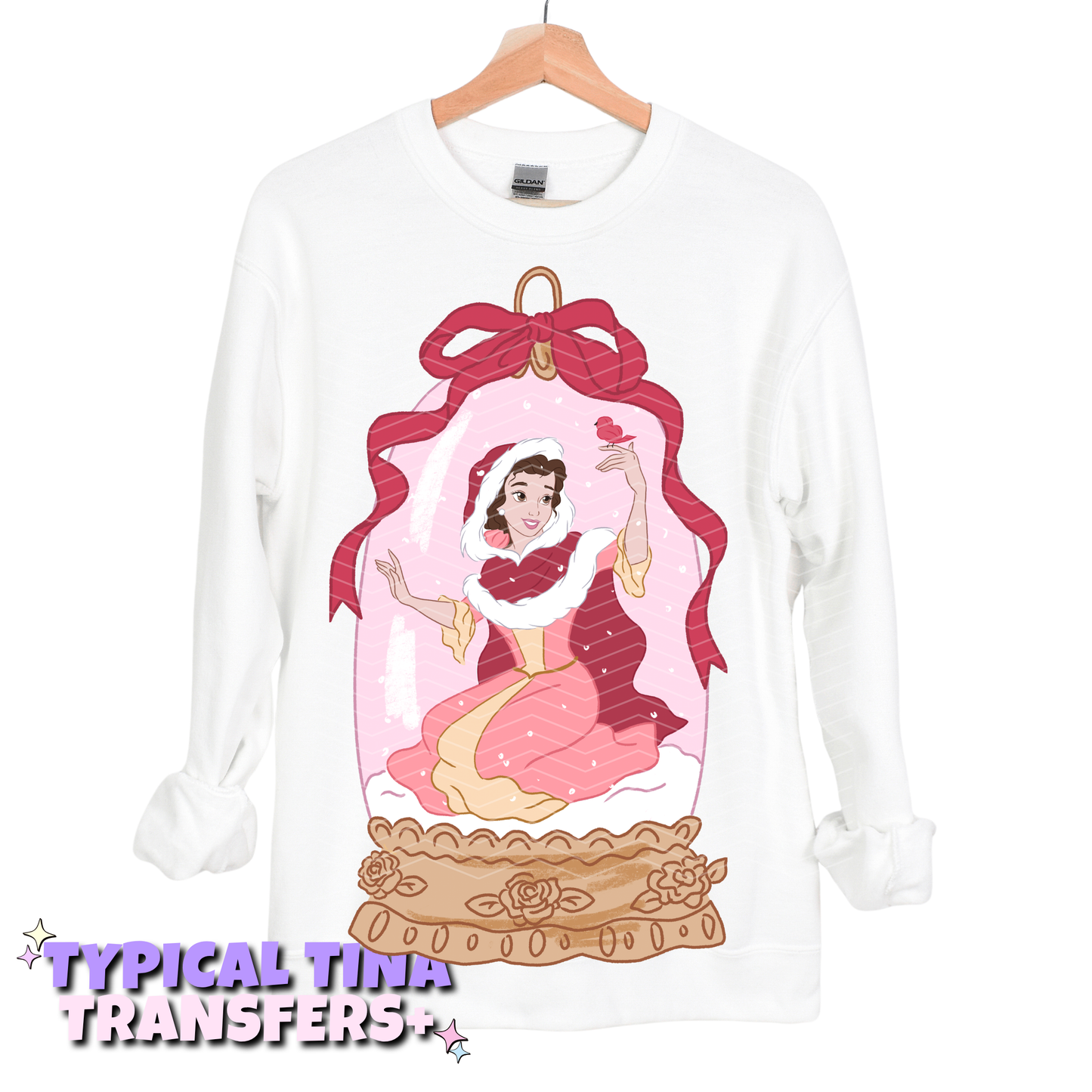 Princess B Snowglobe | DTF Transfers | POD