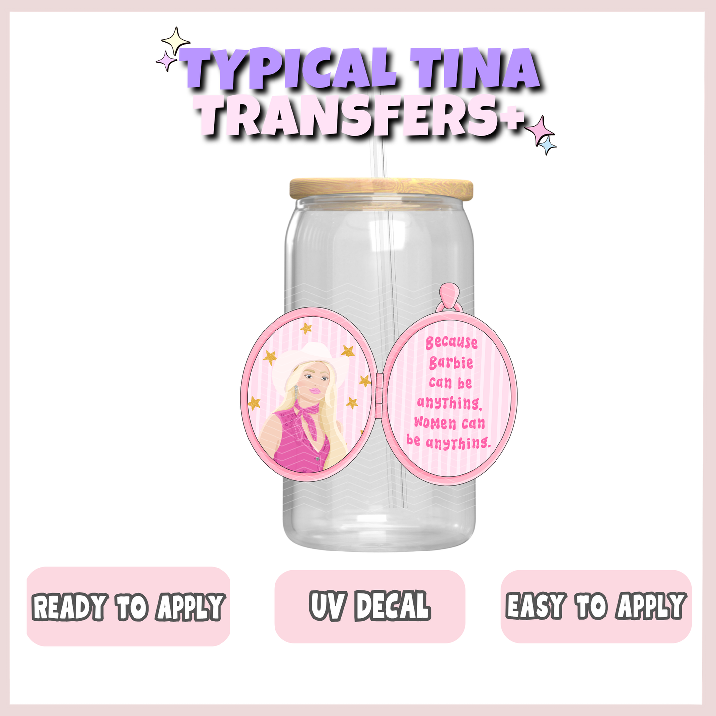 Because barb can be anything | UV decals | POD