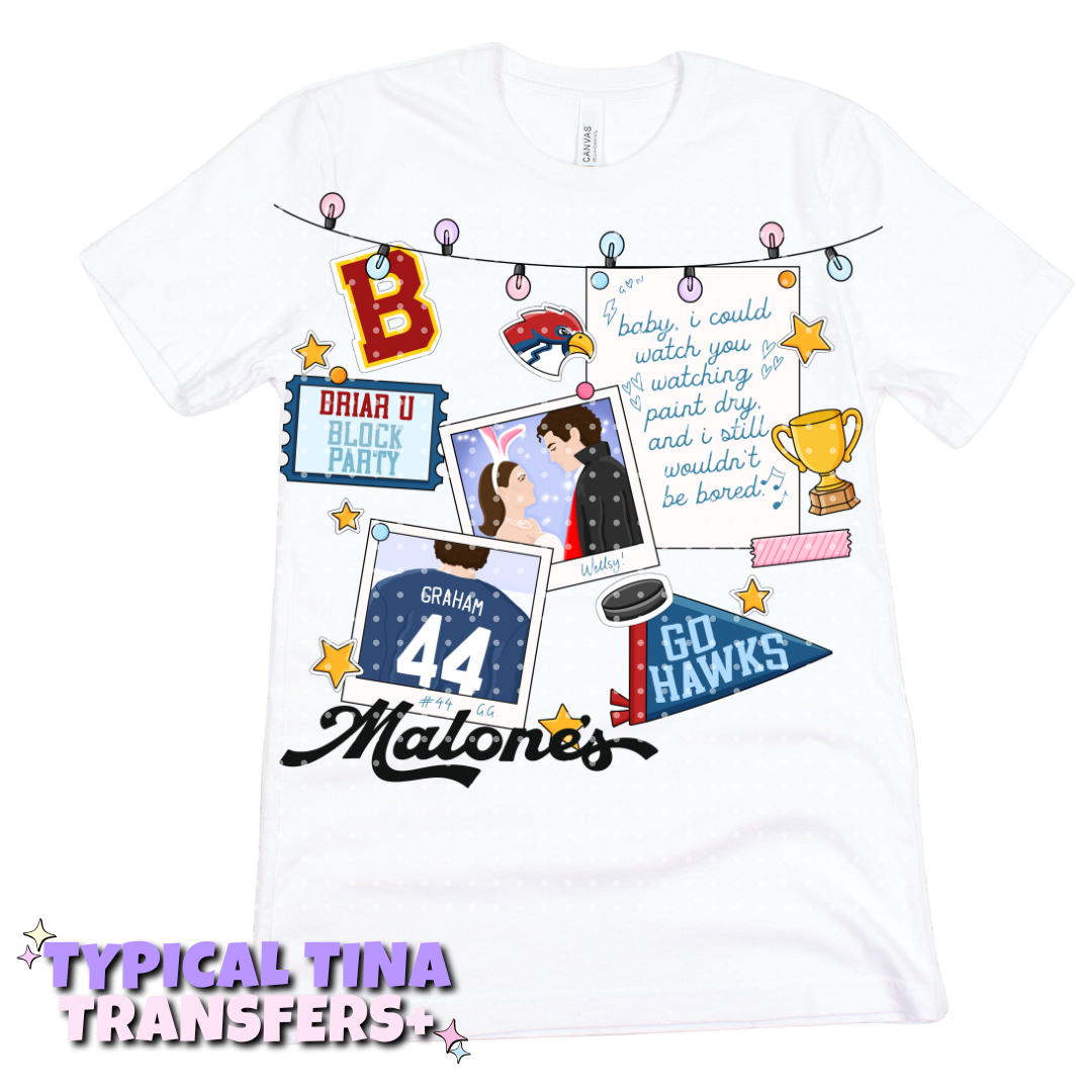 hockey malones | DTF Transfers | POD