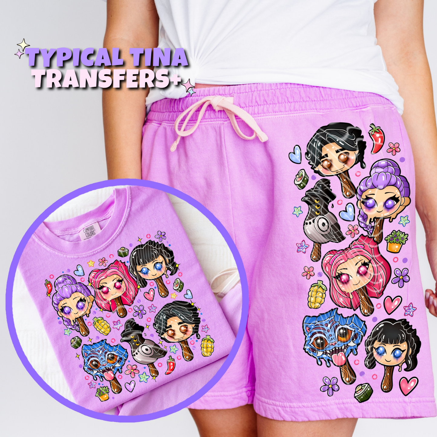 Demon K popsicles | DTF Transfers | POD
