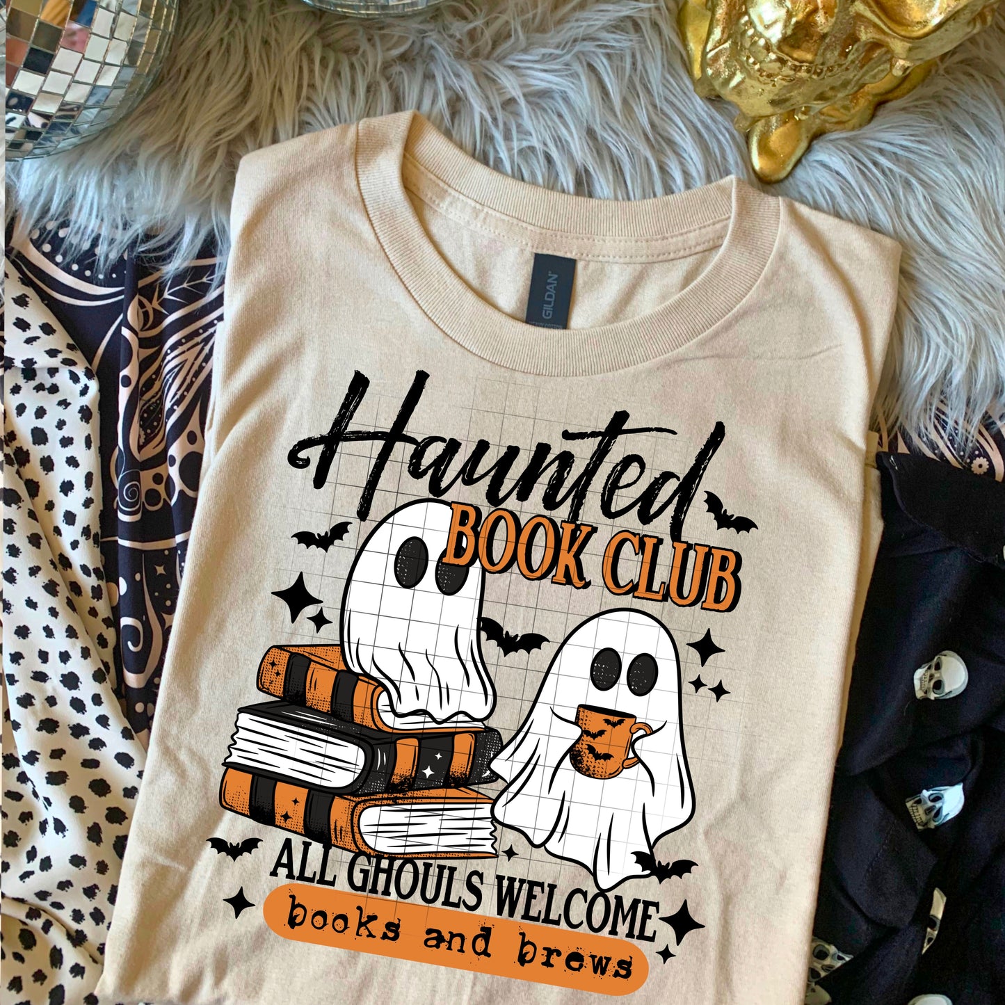 Haunted Book Club All Ghouls Welcome | DTF Transfer | POD