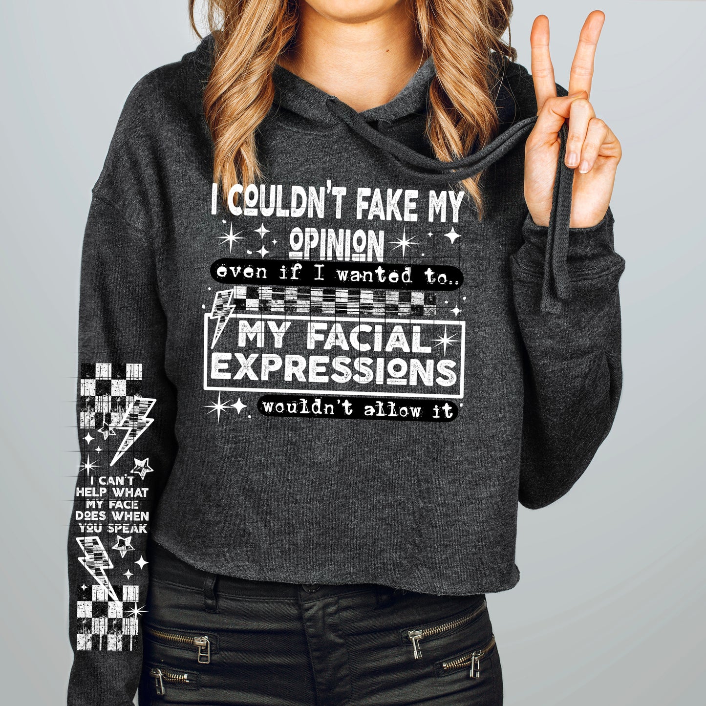 I couldn't fake my opinion | DTF Transfer | POD