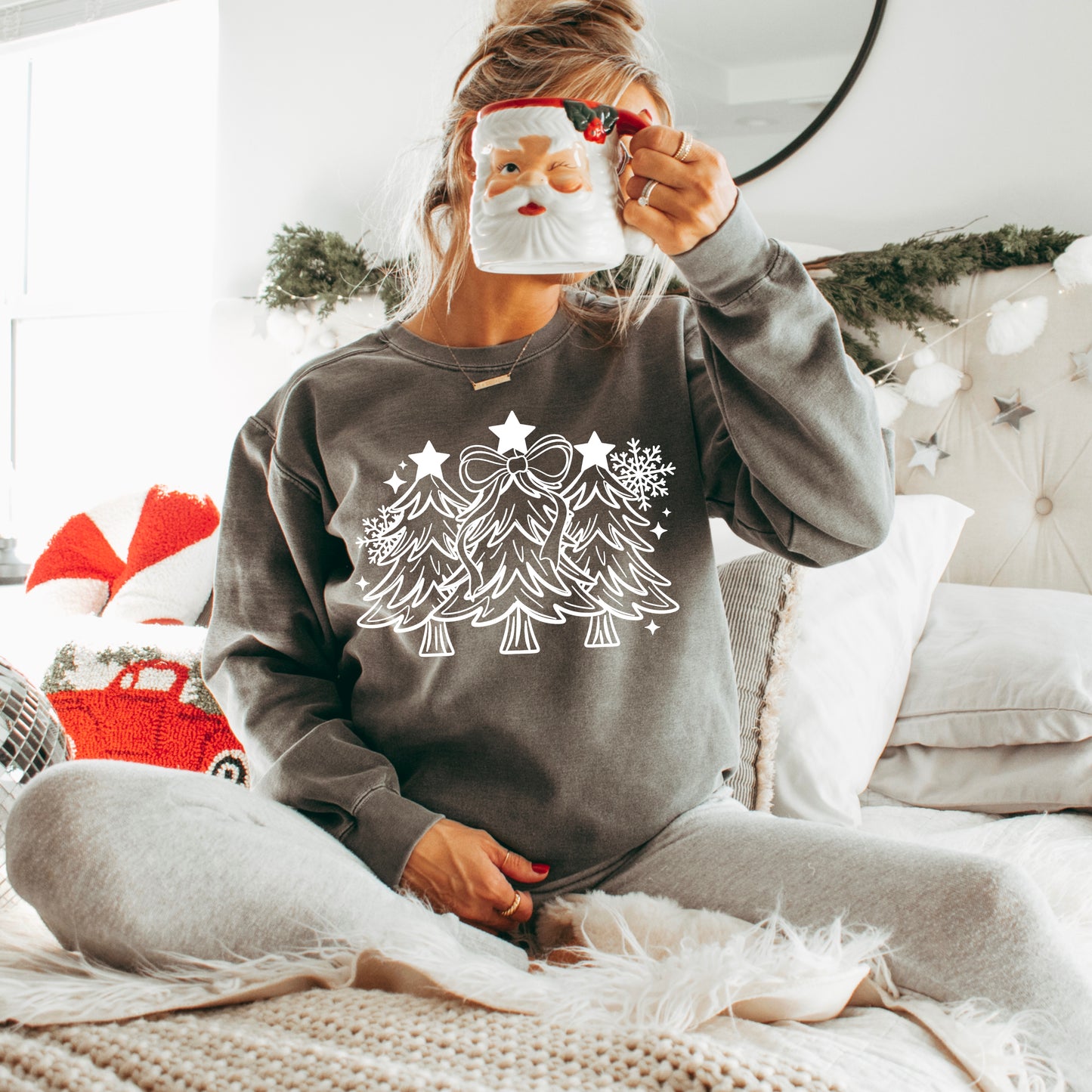 Christmas Tree Doodles | DTF Transfer | POD