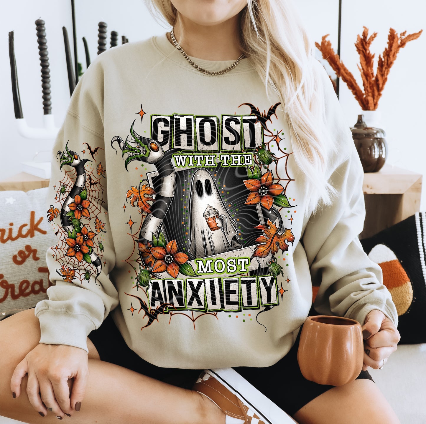 Ghost with the most anxiety | DTF Transfer | POD
