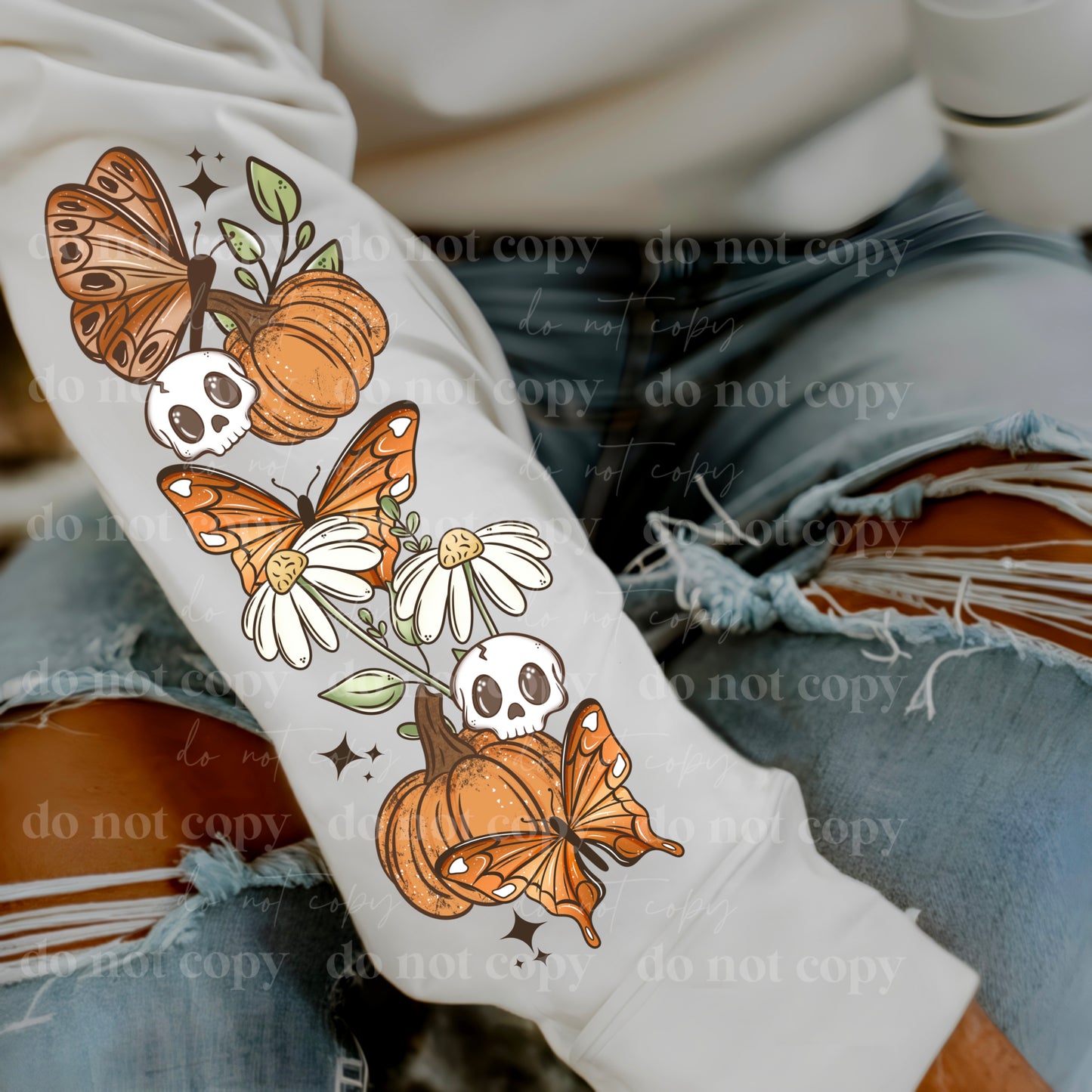 Hello Fall casket | DTF Transfer | POD
