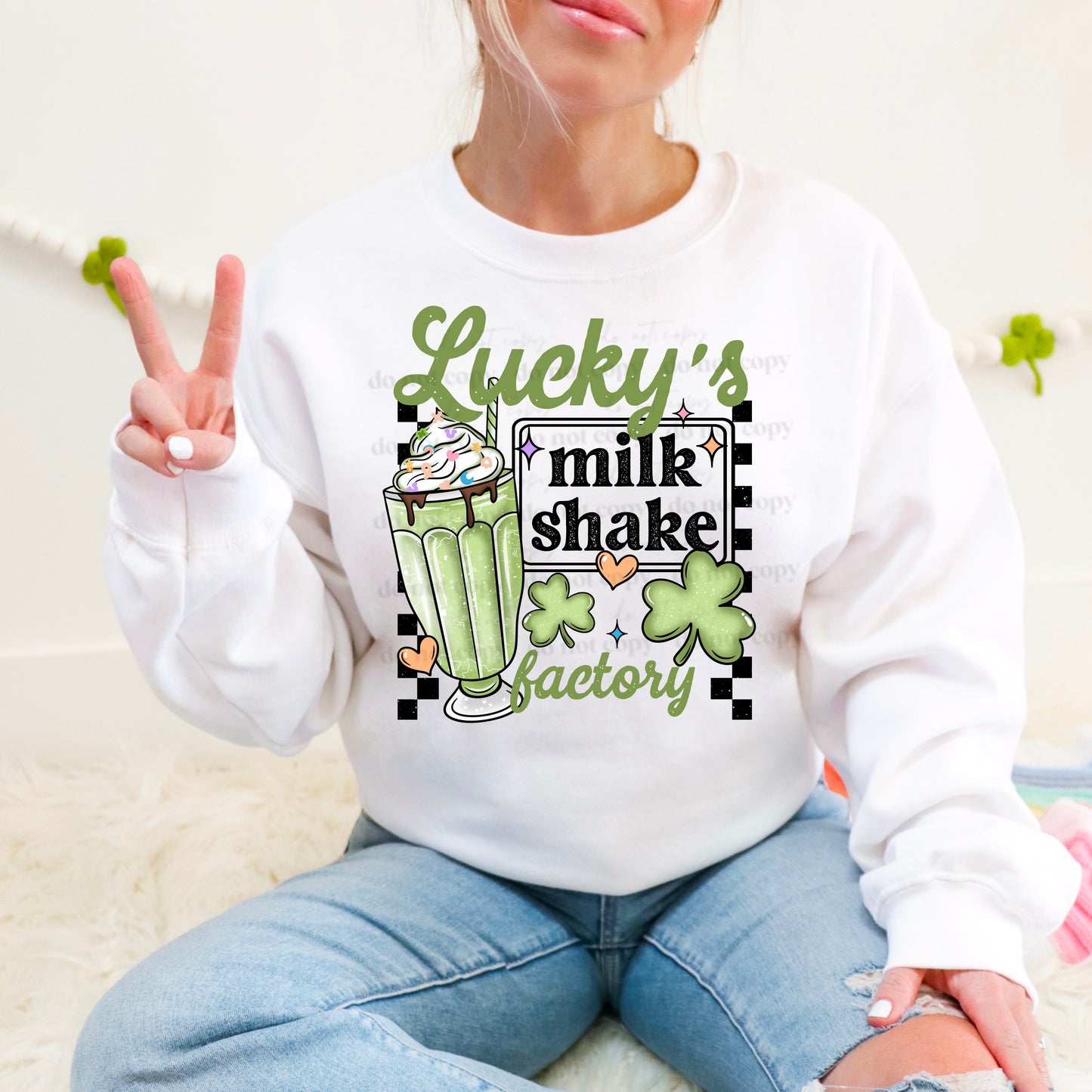 Shamrock Milkshake | DTF Transfers | POD