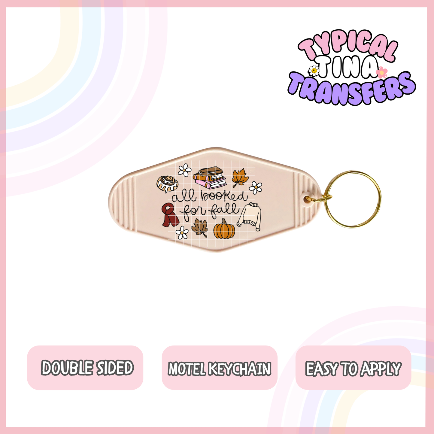 MK110 | UV Motel Keychain | POD - set of 5