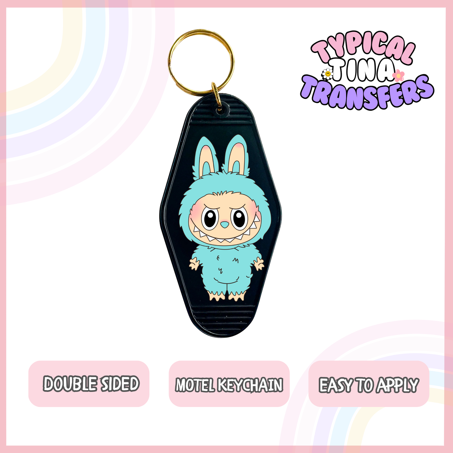 MK12 | UV Motel Keychain | POD - set of 5