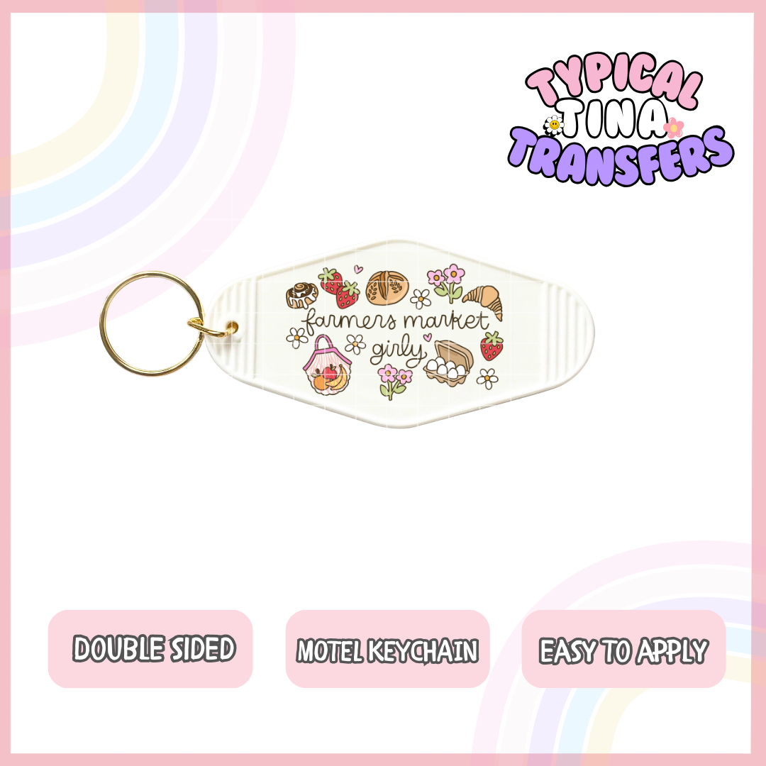 MK131 | UV Motel Keychain | POD - set of 5