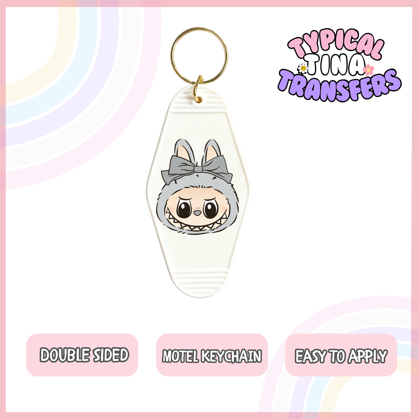 MK18 | UV Motel Keychain | POD - set of 5