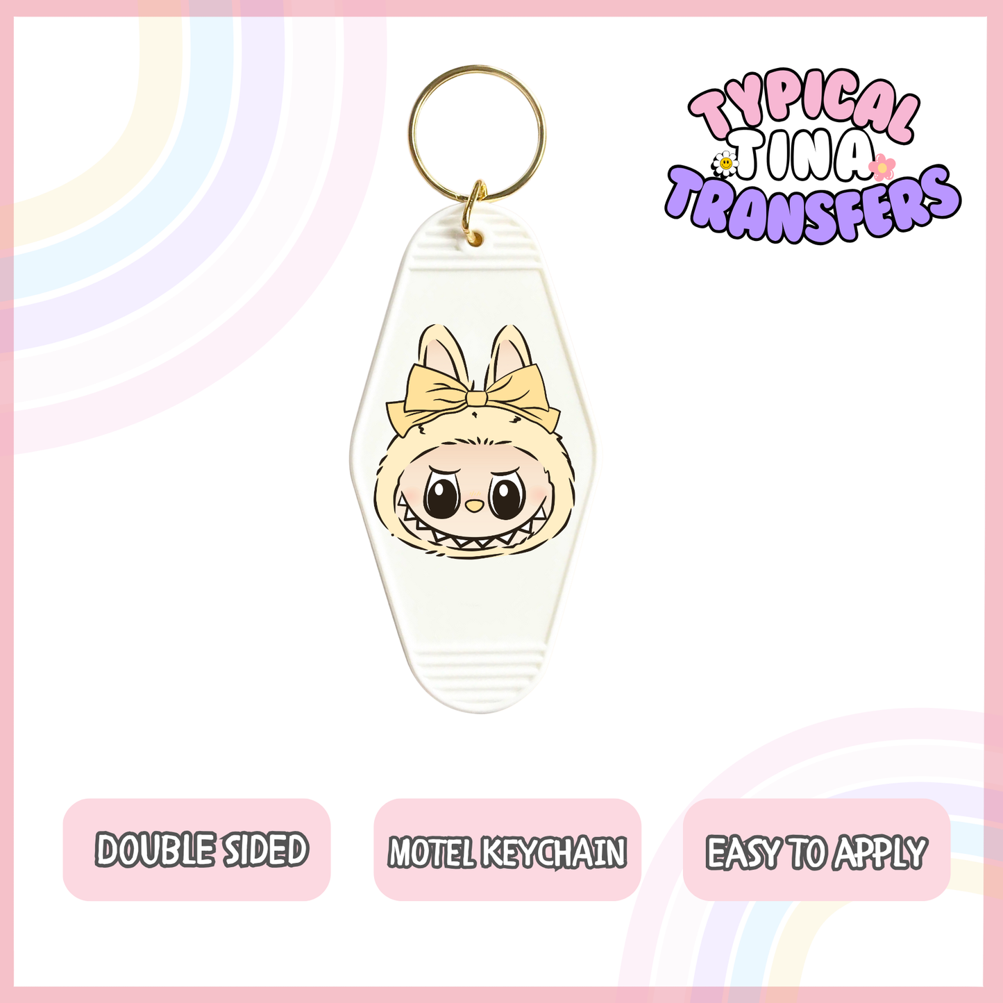 MK19 | UV Motel Keychain | POD - set of 5