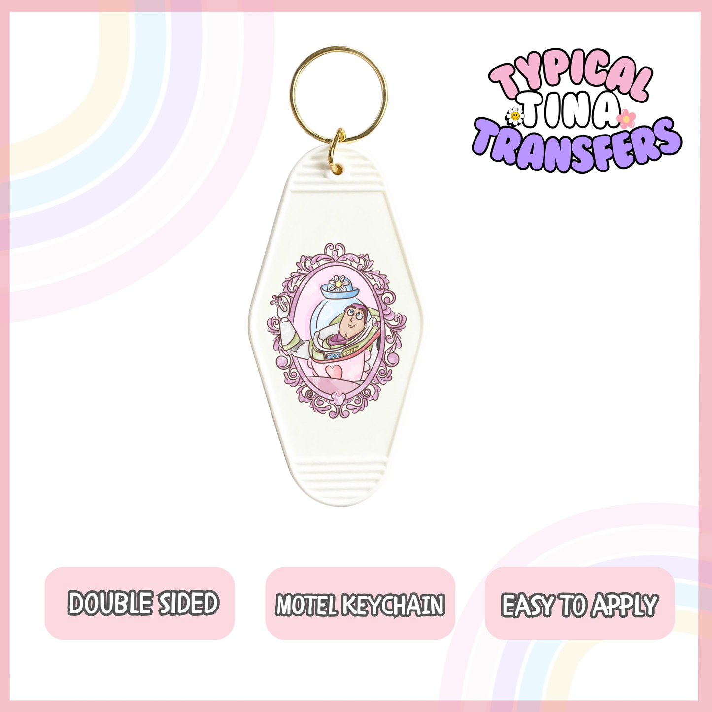 MK22 | UV Motel Keychain | POD - set of 5