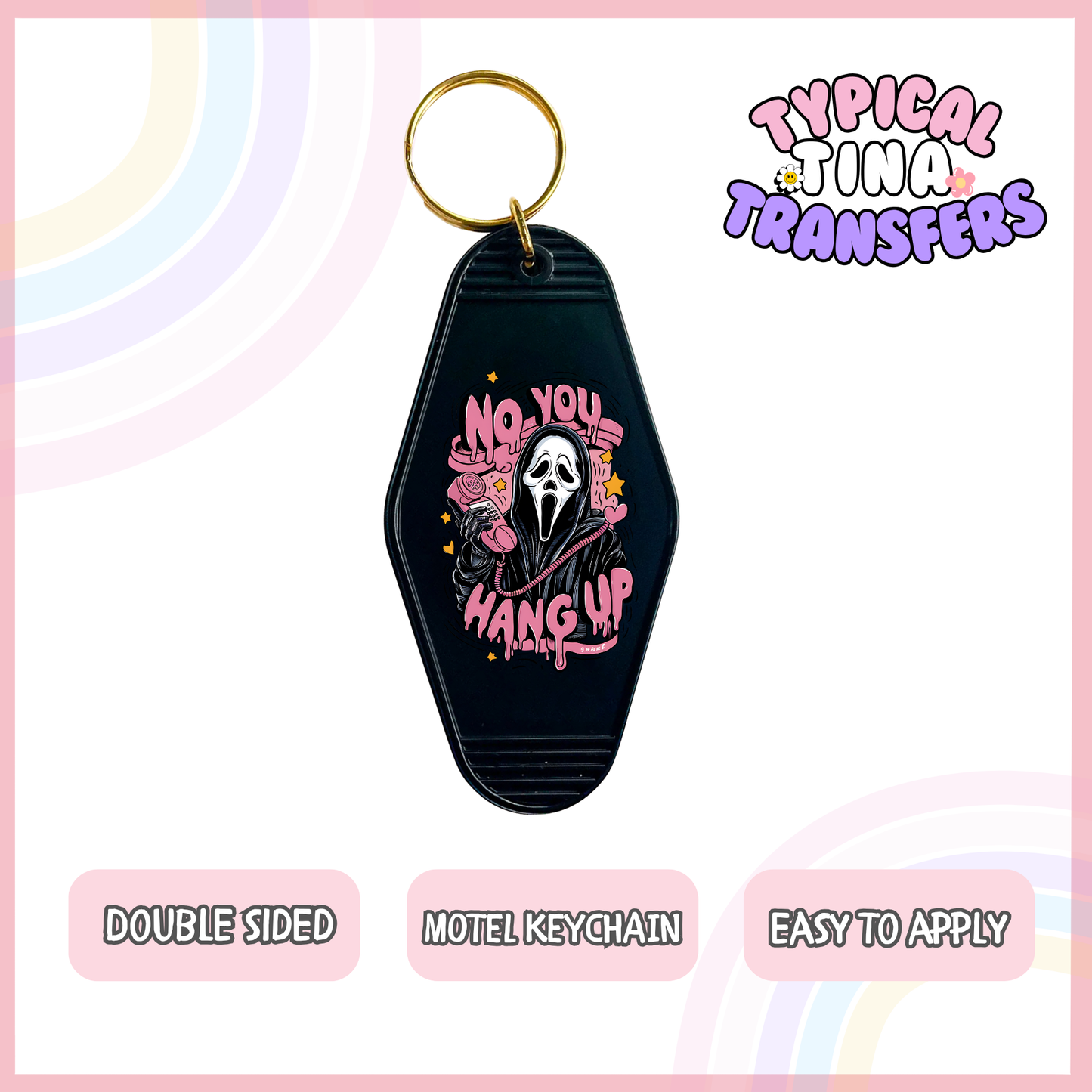 MK46 | UV Motel Keychain | POD - set of 5