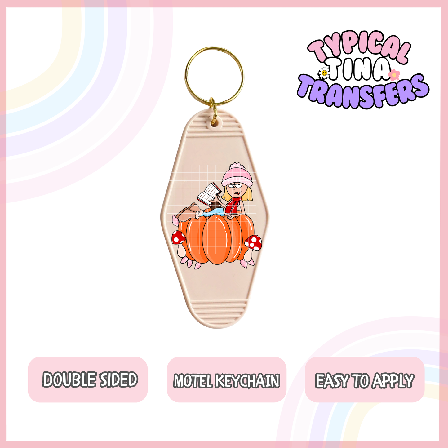 MK87 | UV Motel Keychain | POD - set of 5