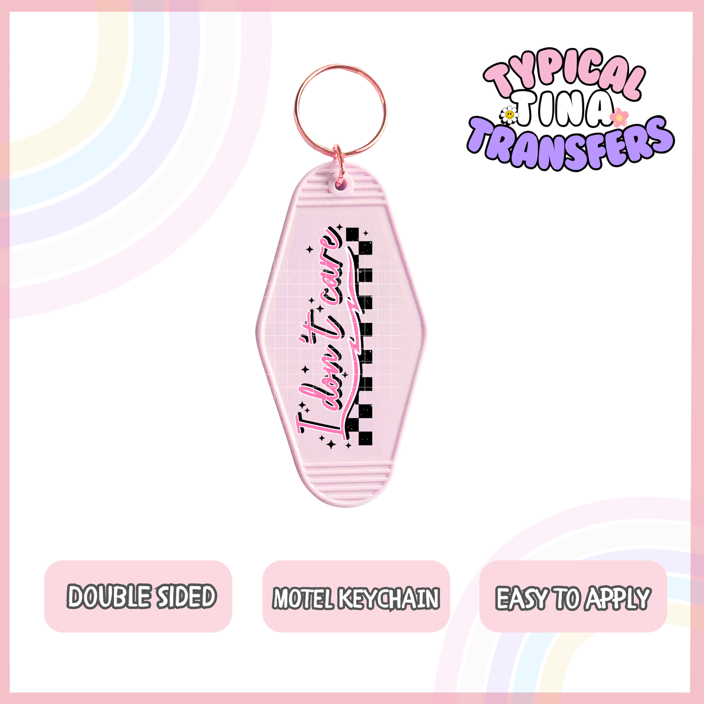 MK96 | UV Motel Keychain | POD - set of 5