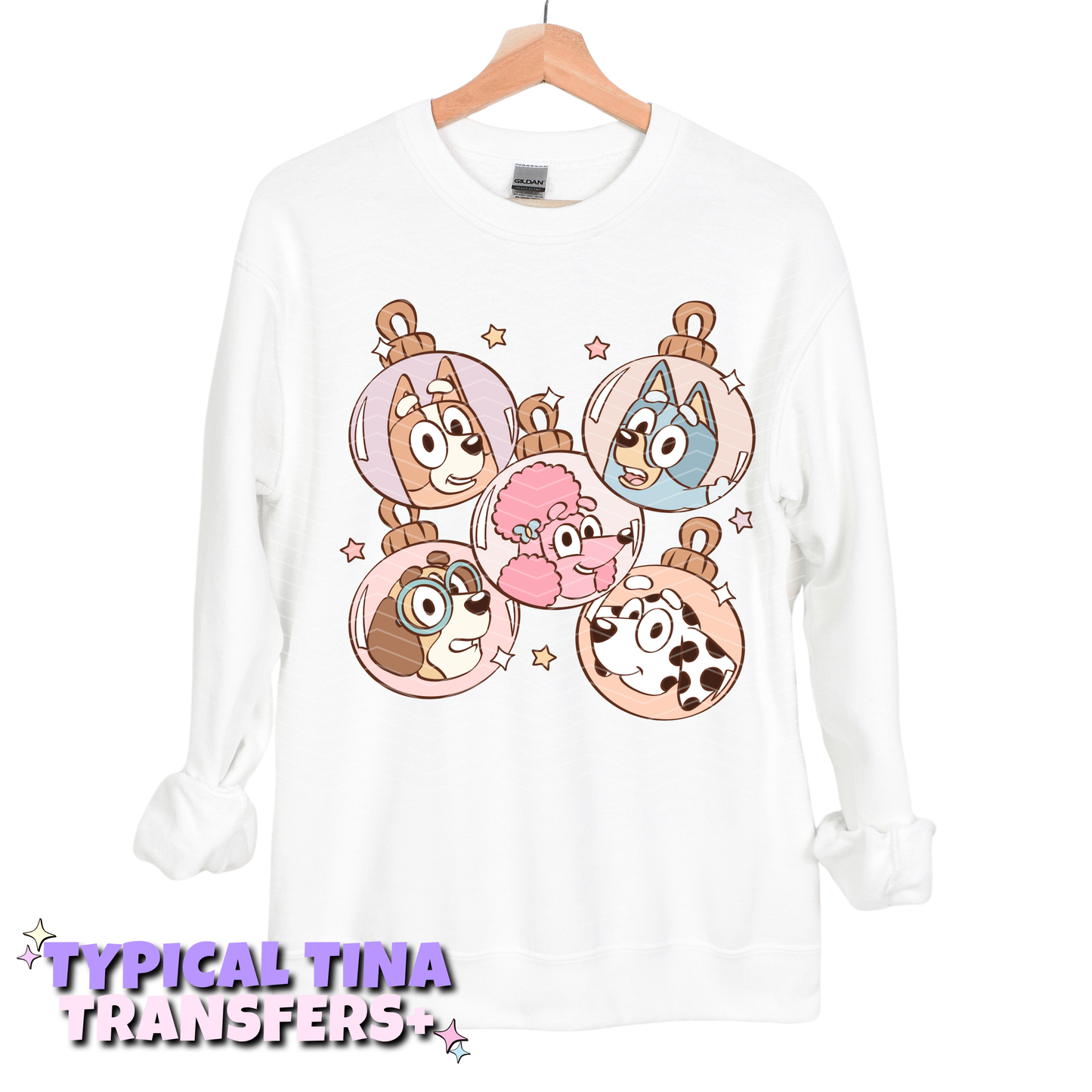 Christmas Ornaments pups | DTF Transfers | POD
