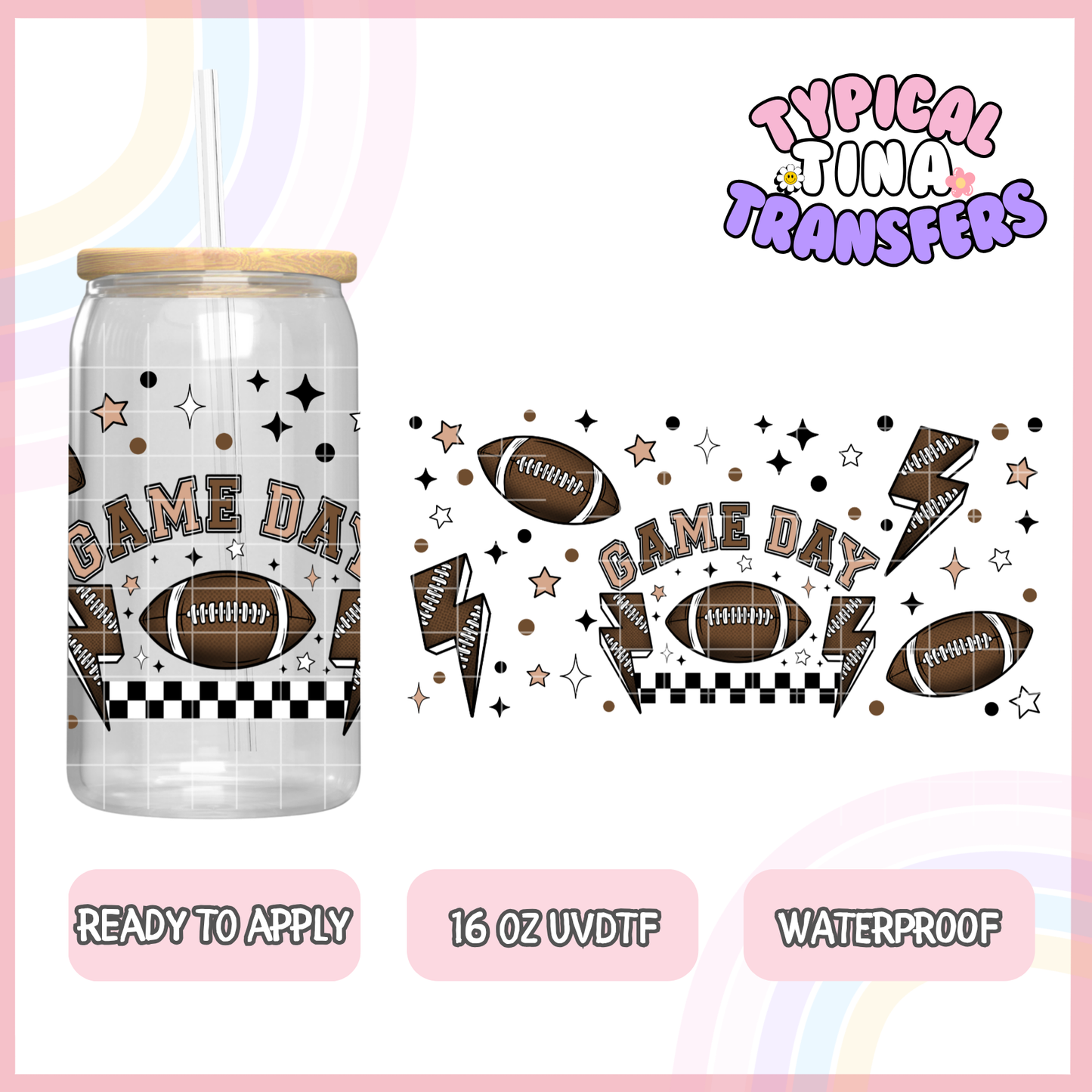 UVDTF #4806 | 16oz UVDTF Wrap | POD