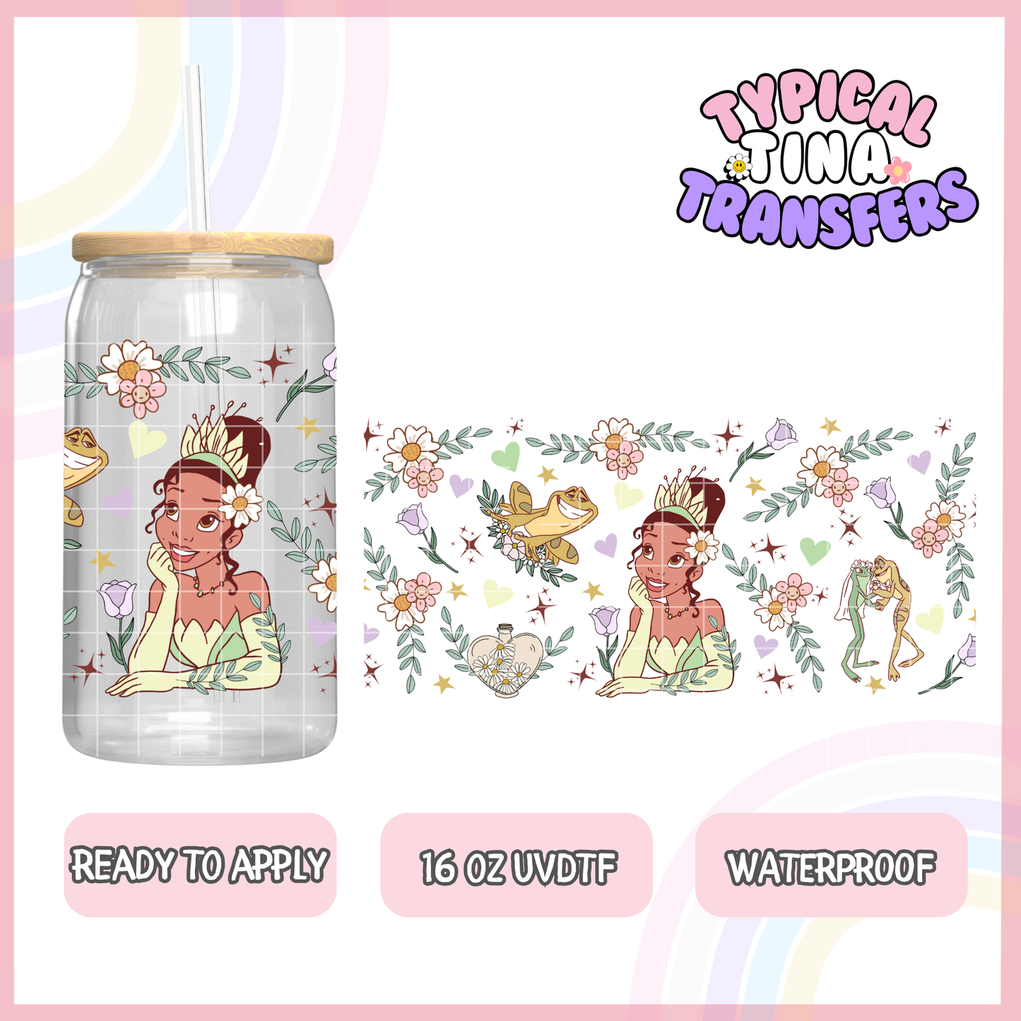 UVDTF #2640 | 16oz UVDTF Wrap | POD