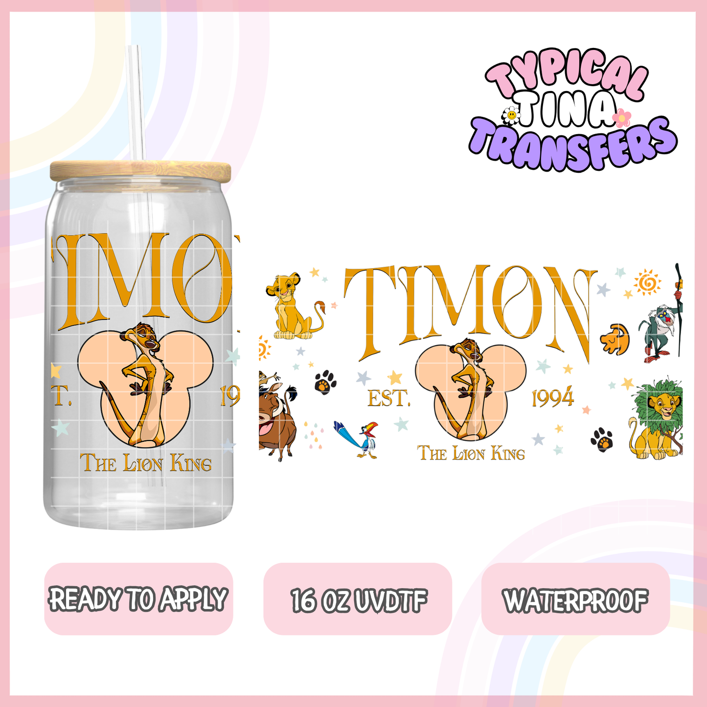UVDTF #914 | 16oz UVDTF Wrap
