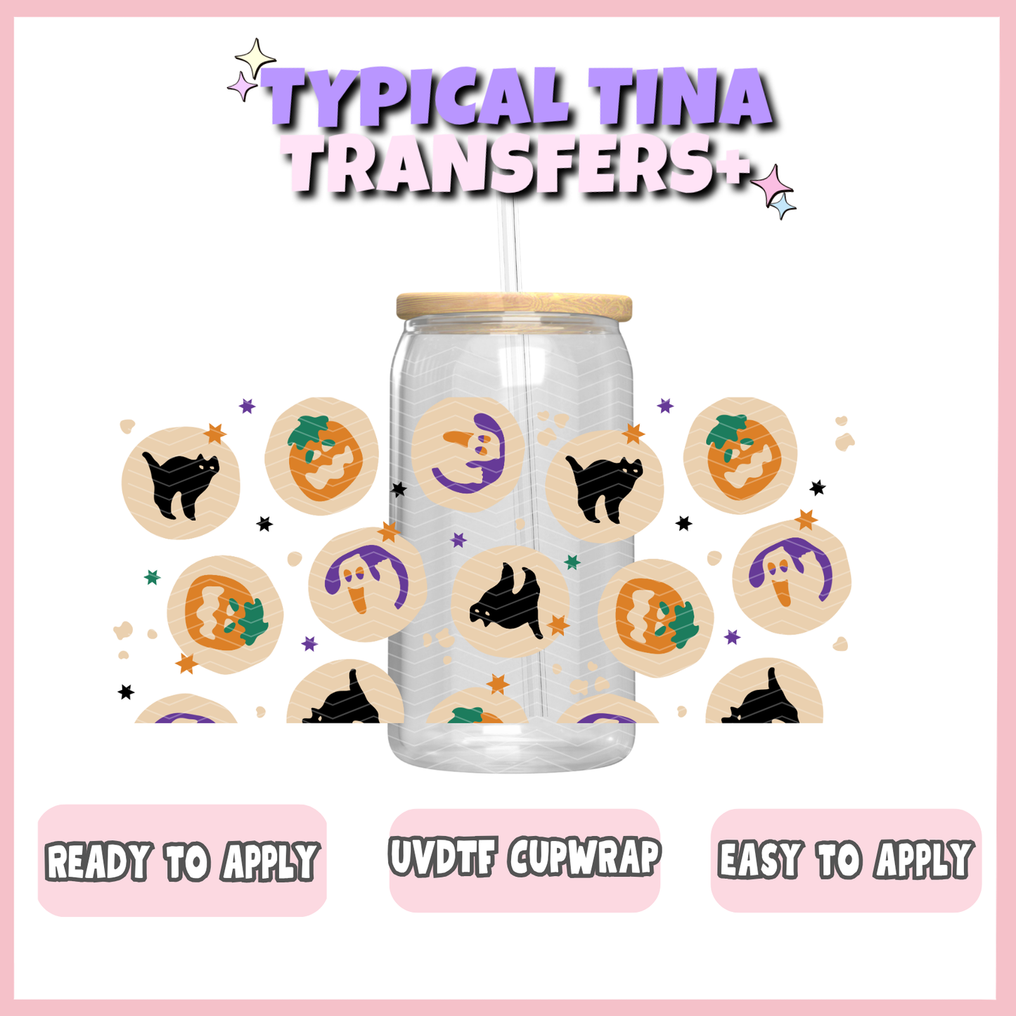 UVDTF #1254 | 16oz UVDTF Wrap | POD