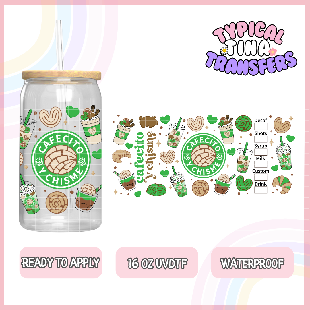 UVDTF #163 | 16oz UVDTF Wrap | POD
