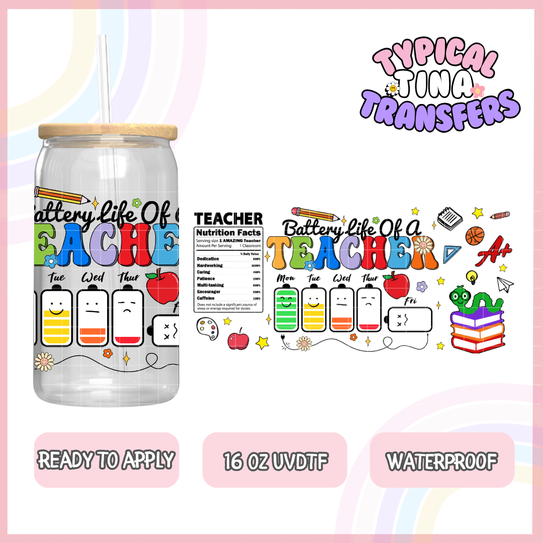 UVDTF #4736 | 16oz UVDTF Wrap | POD