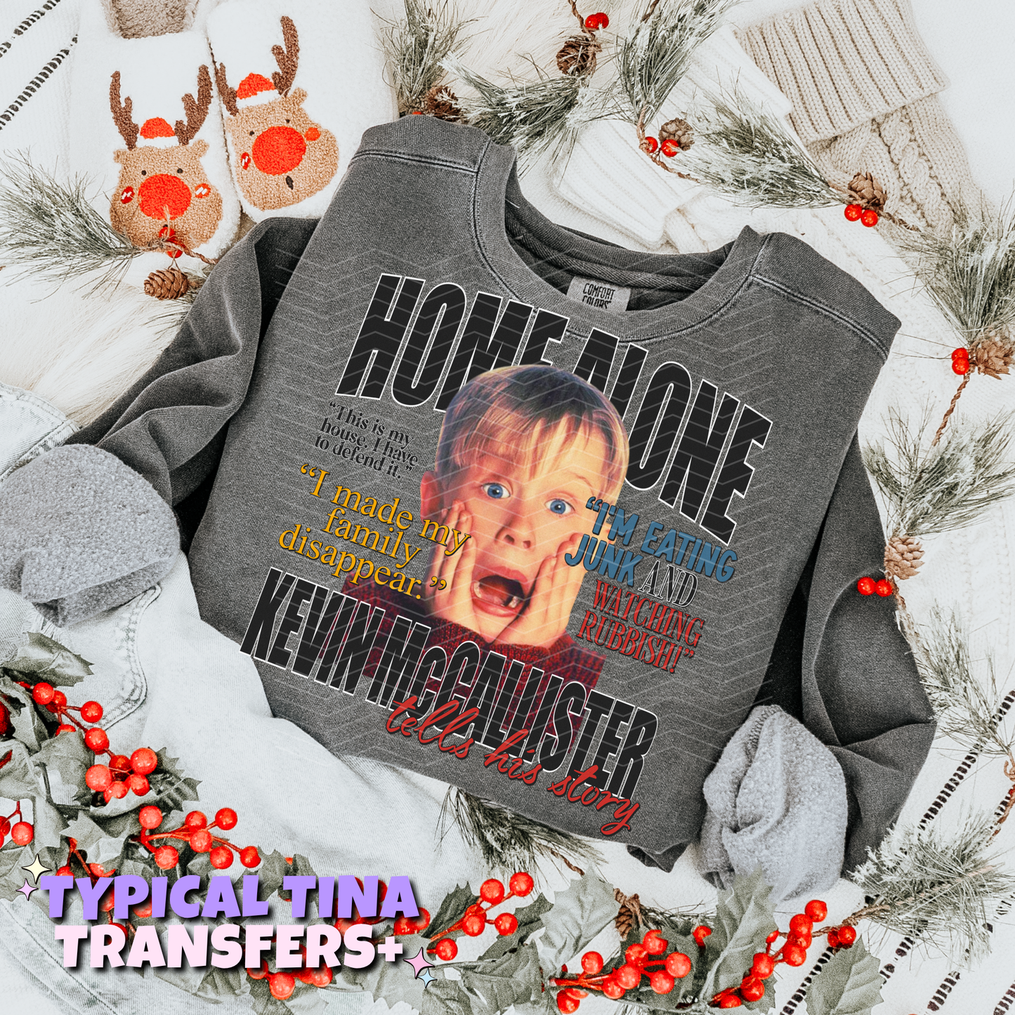 H0m3 Al0ne | DTF Transfers | POD
