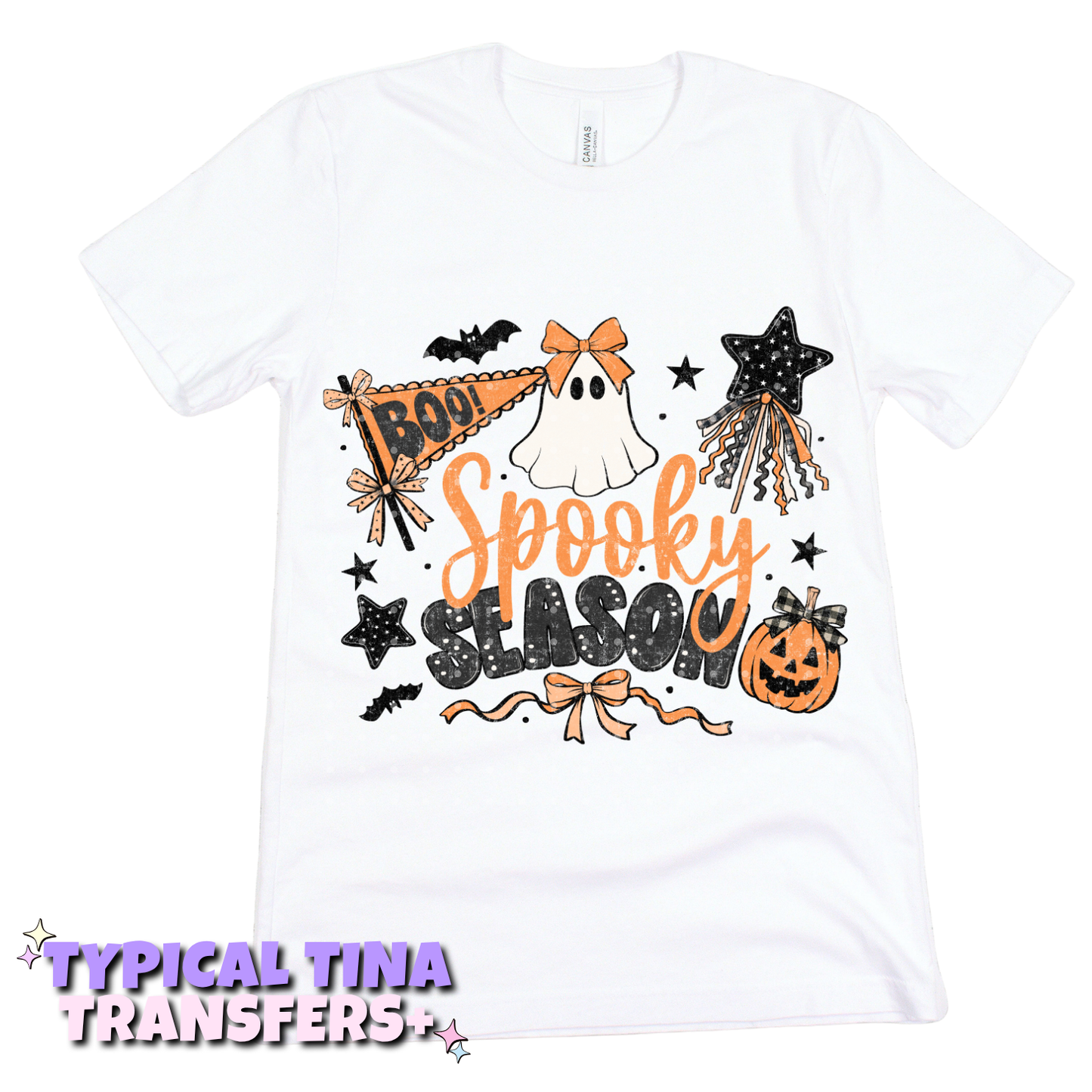 Orange spooky season | DTF Transfers | POD