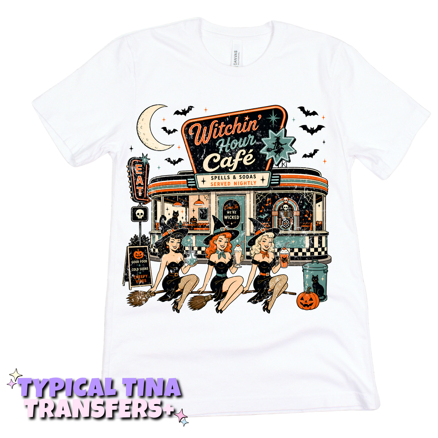 witchin cafe | DTF Transfers | POD