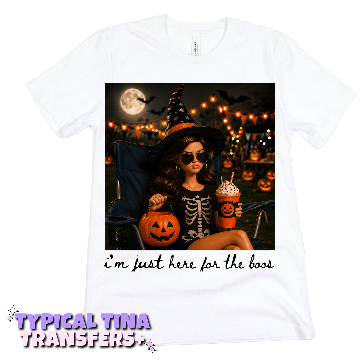 I'm just here for the boos (burnette) | DTF Transfers | POD