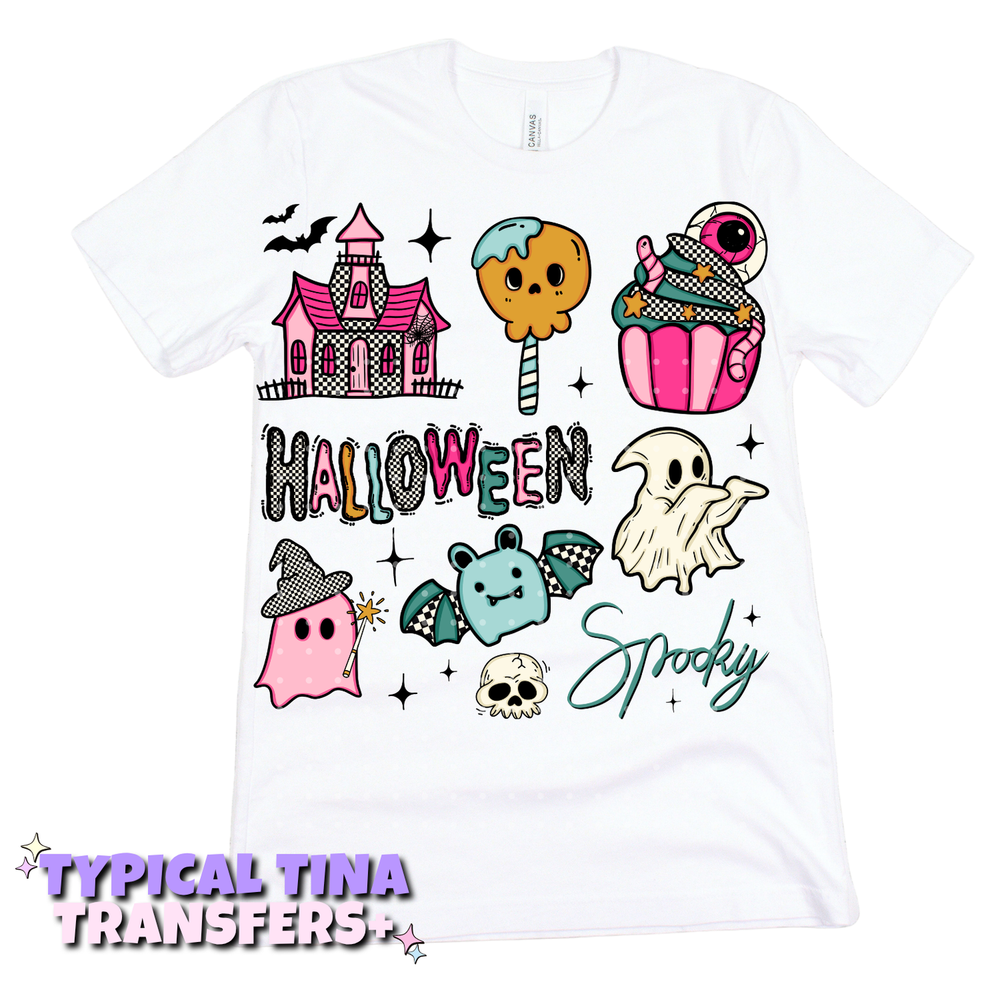 Halloween pink sweet treats | DTF Transfers | POD