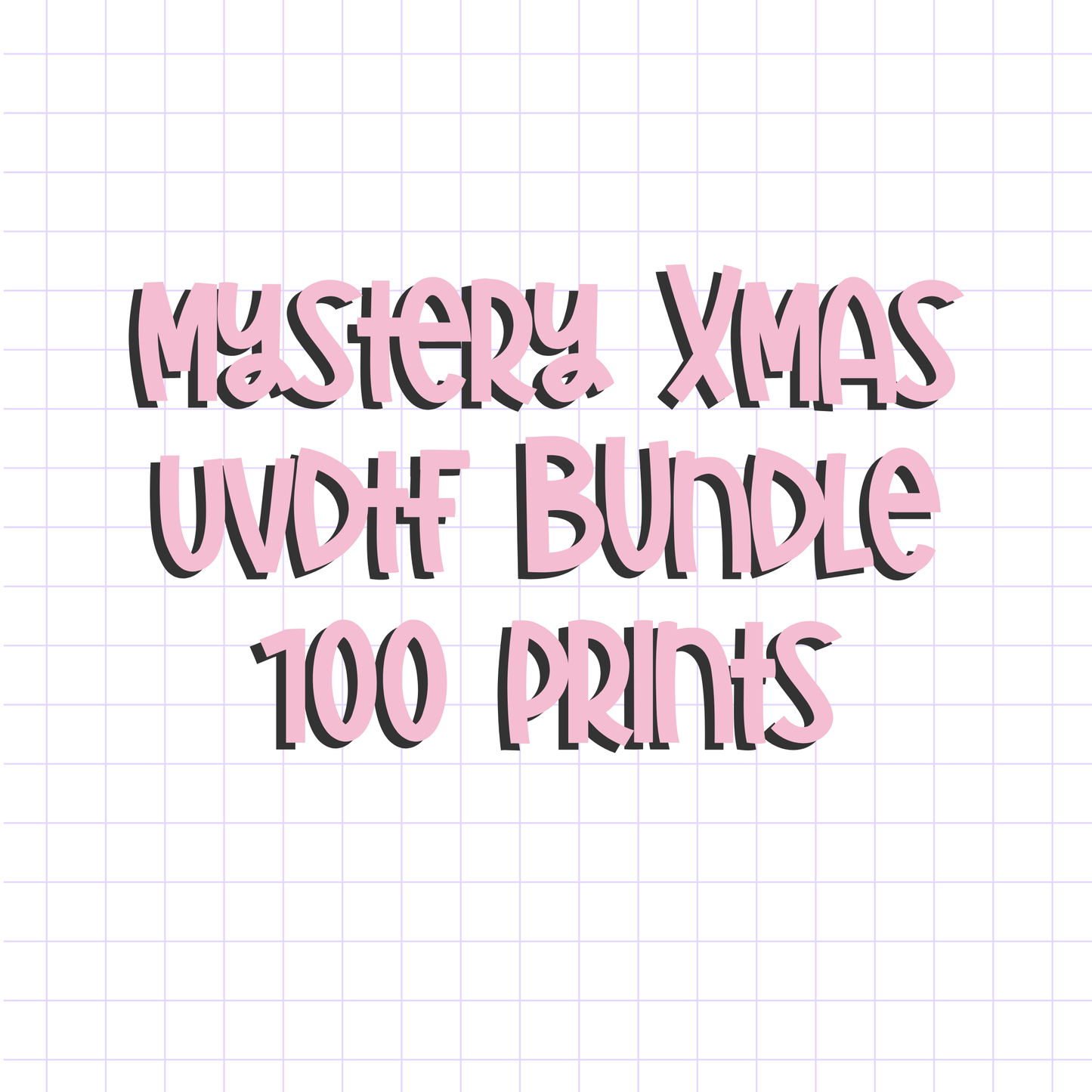 Flash Bundle | 16oz Xmas UV Bundle | 100 prints