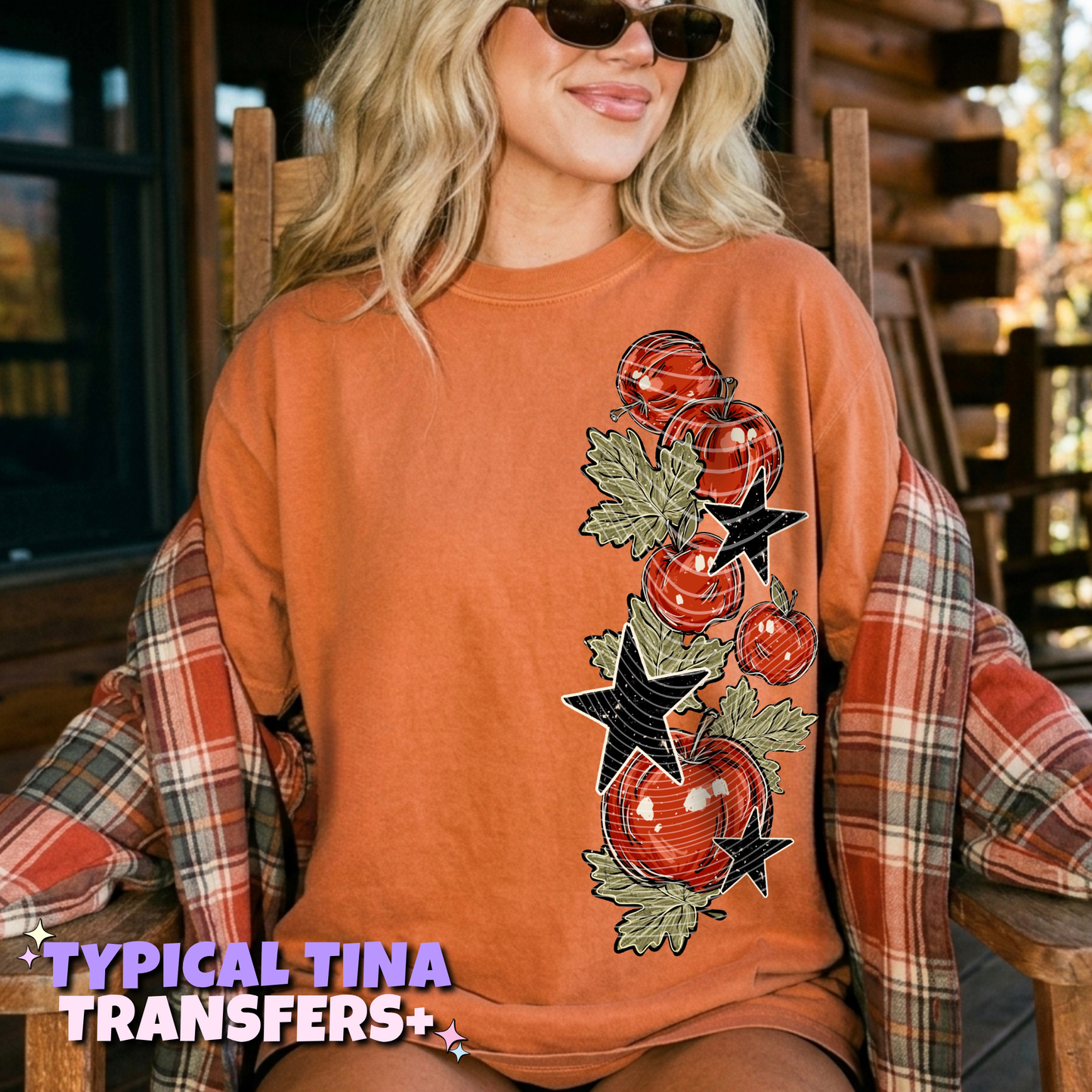 Fall Apples | DTF Transfers | POD