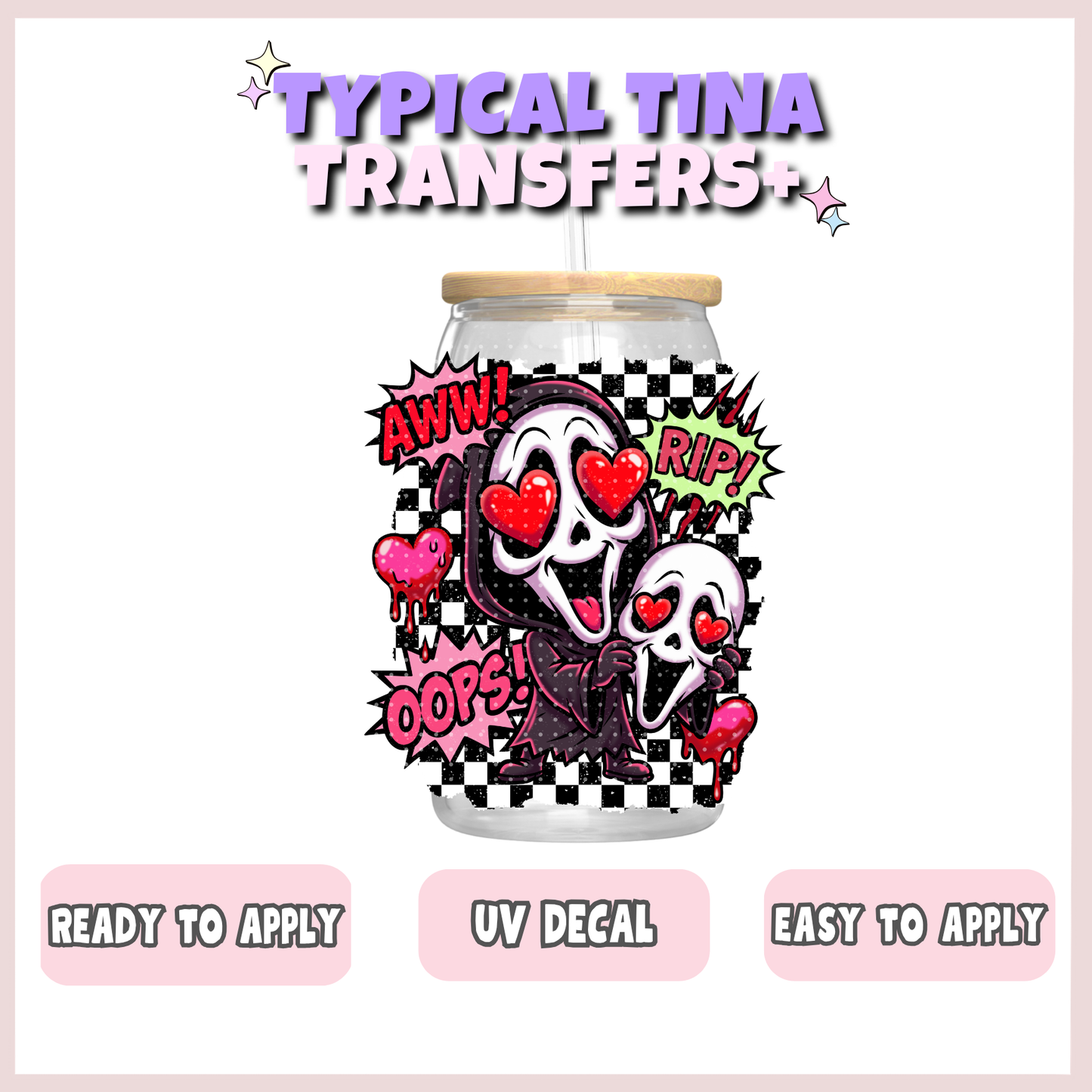 GF heart eyes | UV decals | POD