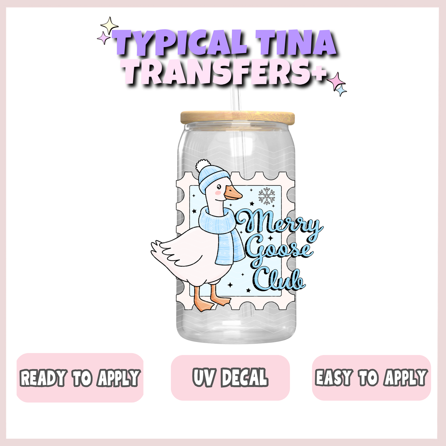 Merry Goose CLub | UV decals | POD