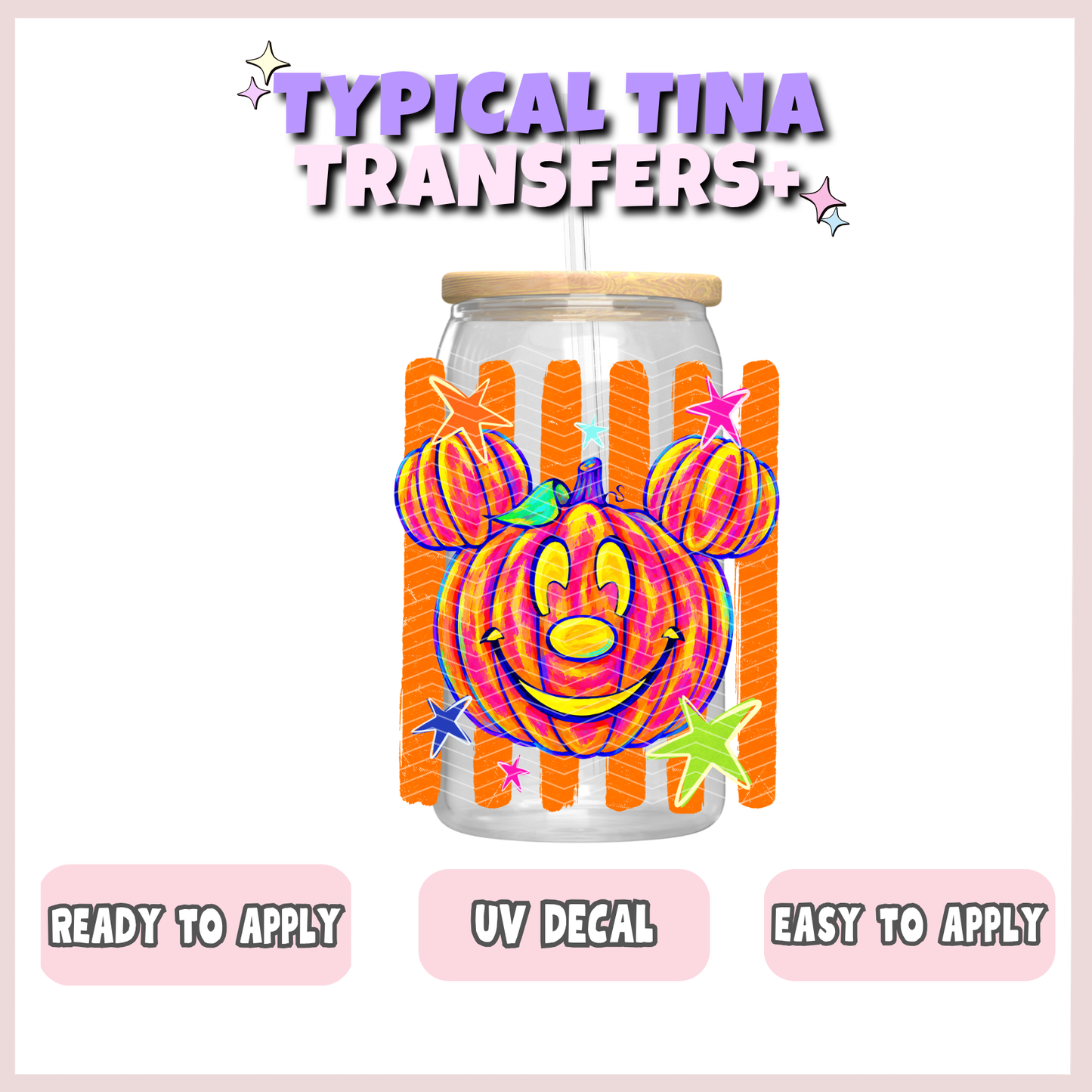 Preppy Magical Pumpkin | UV decals | POD