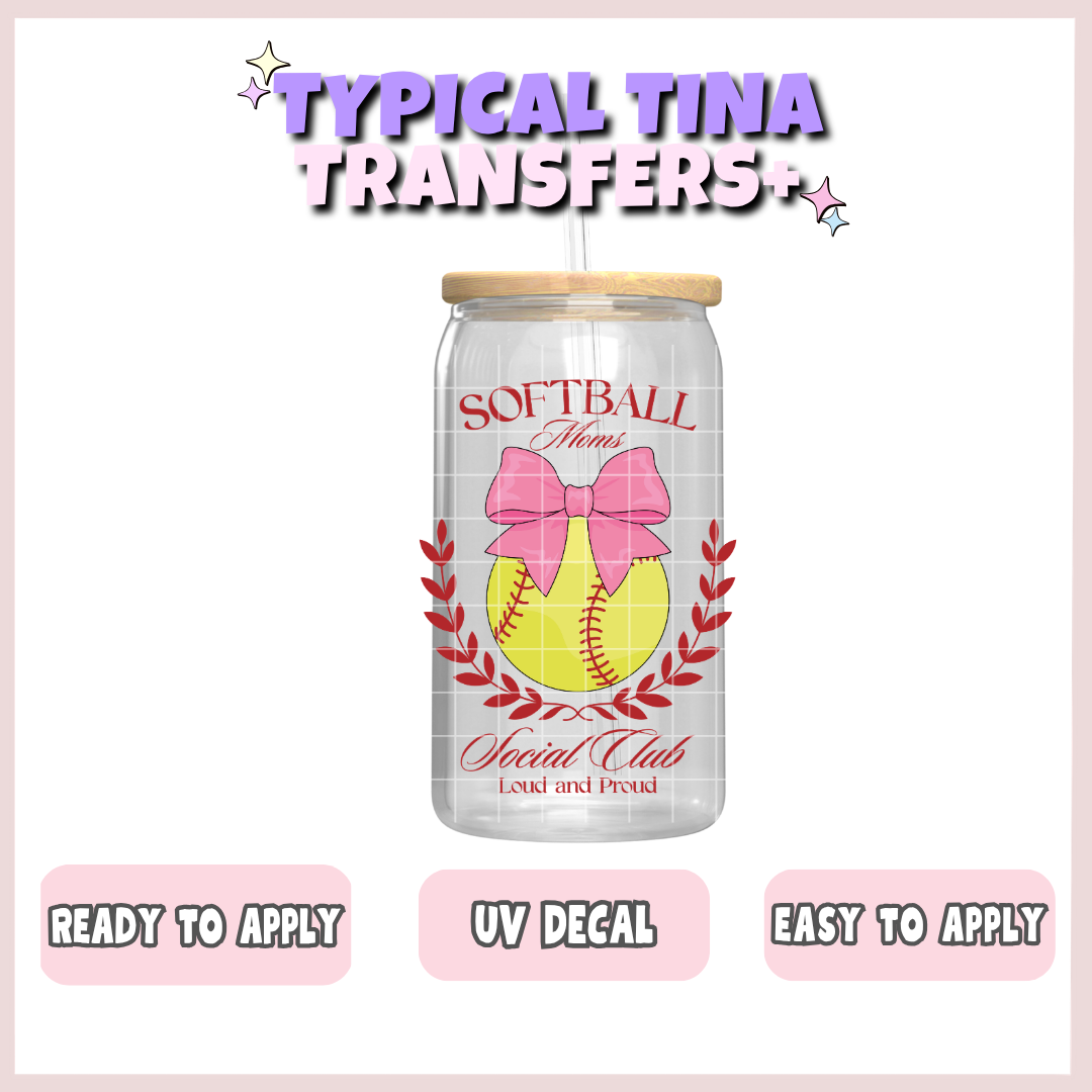 Softball social club | UV decals | POD