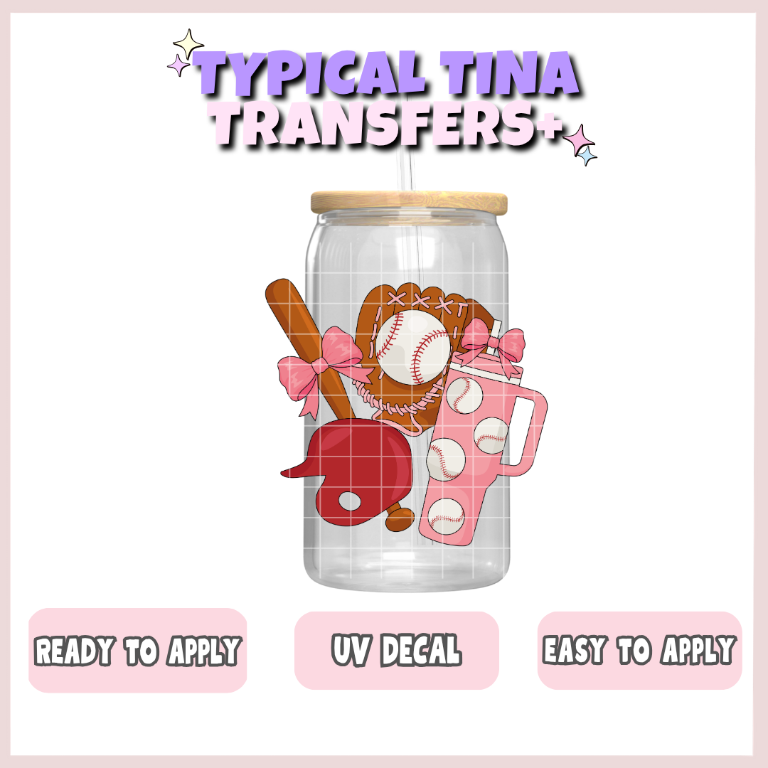 Baseball and tumbler | UV decals | POD