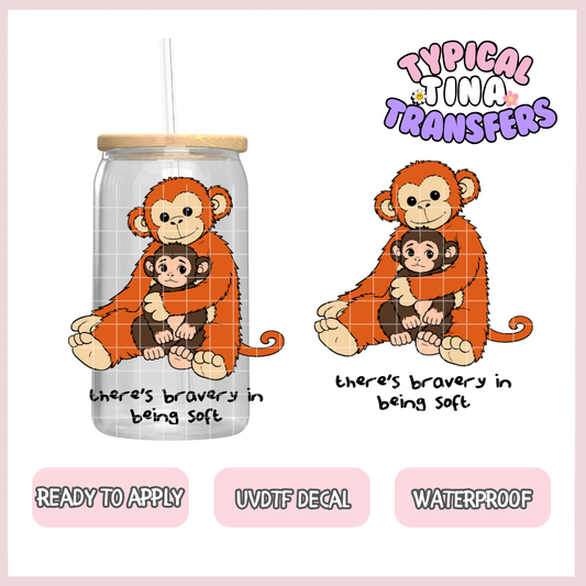 There is bravery in being soft | UV decals | POD